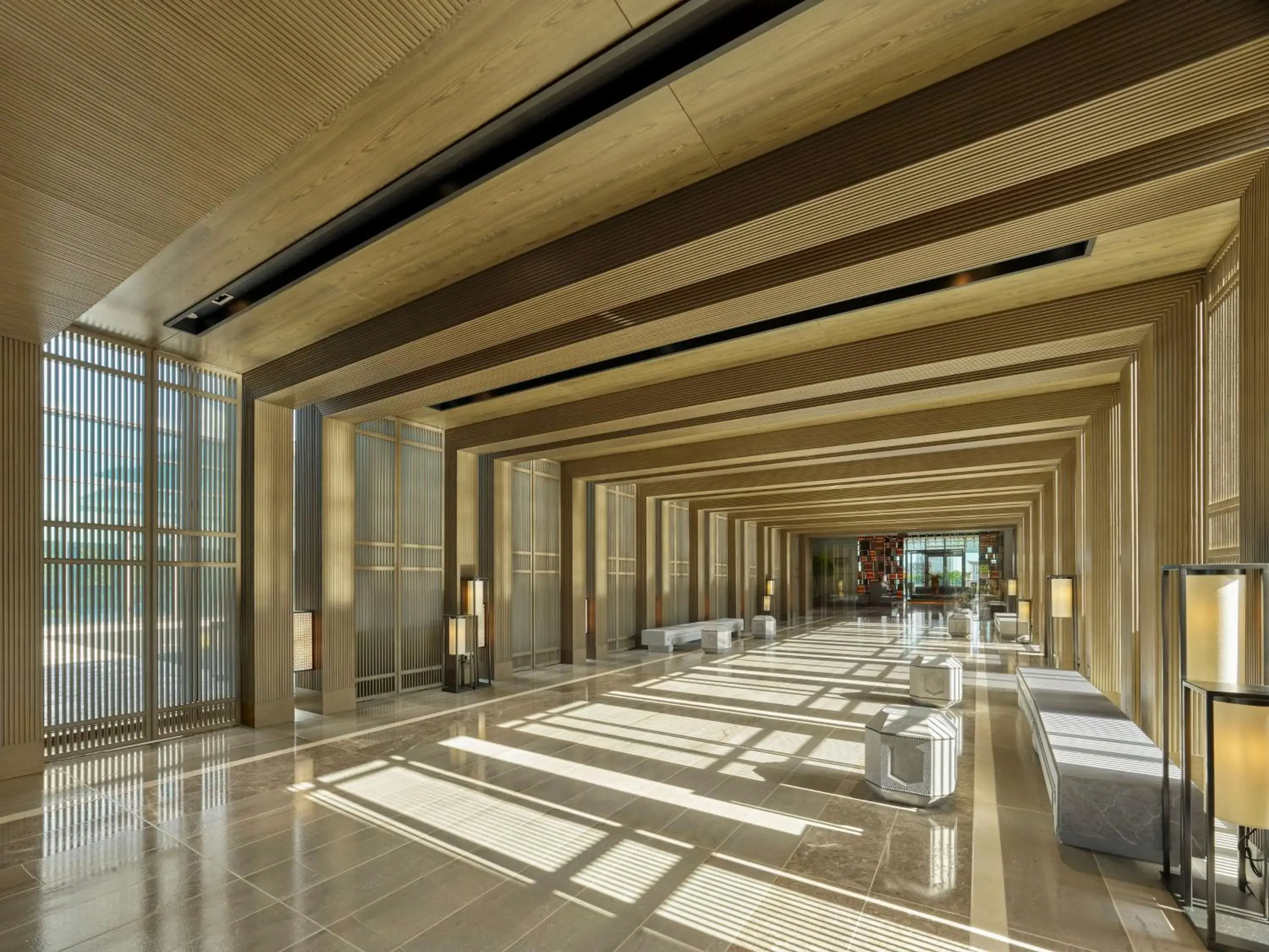 Lobby or reception in Hilton Shanghai Songjiang Guangfulin