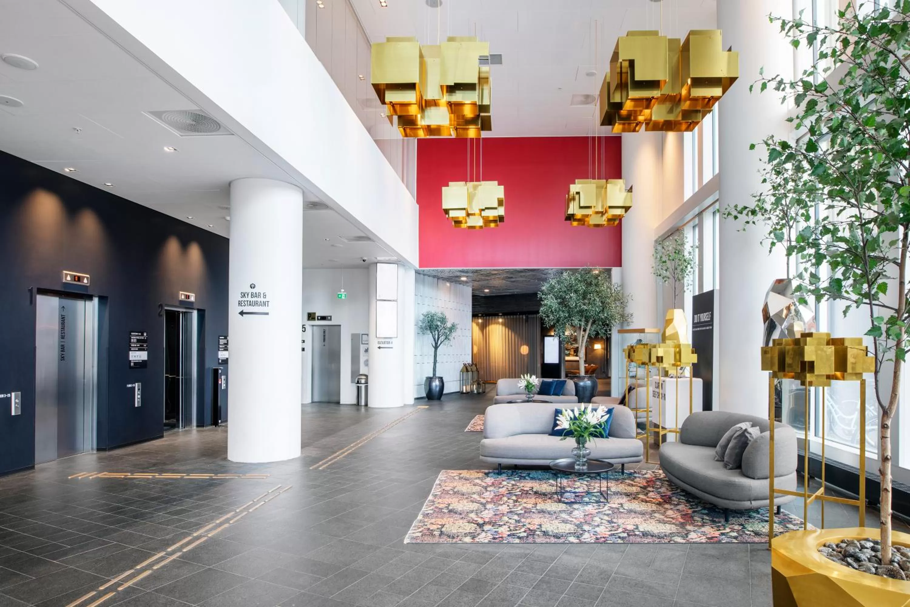 Lobby or reception in Clarion Hotel Malmö Live