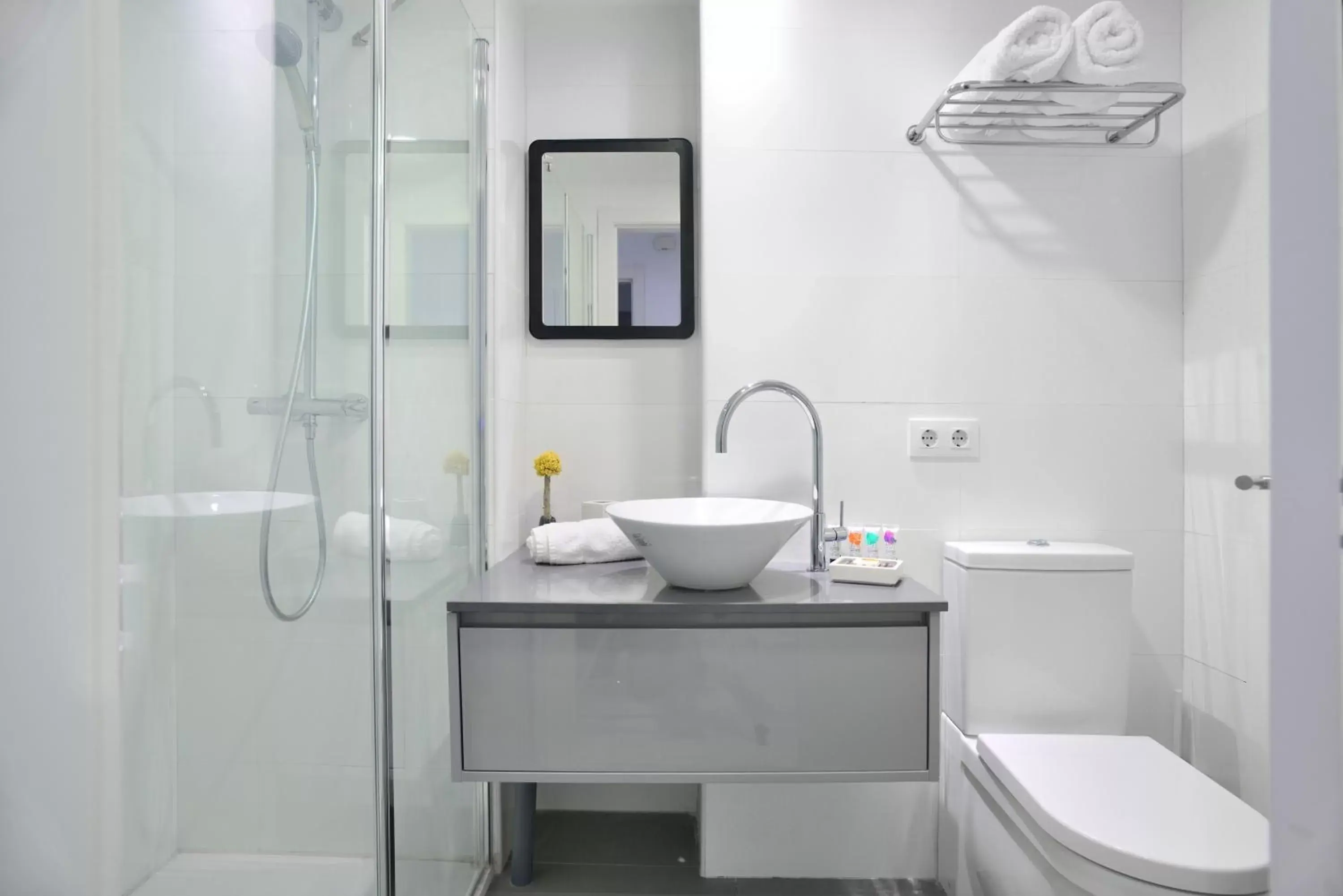 Shower, Bathroom in Aspasios Atocha Apartments