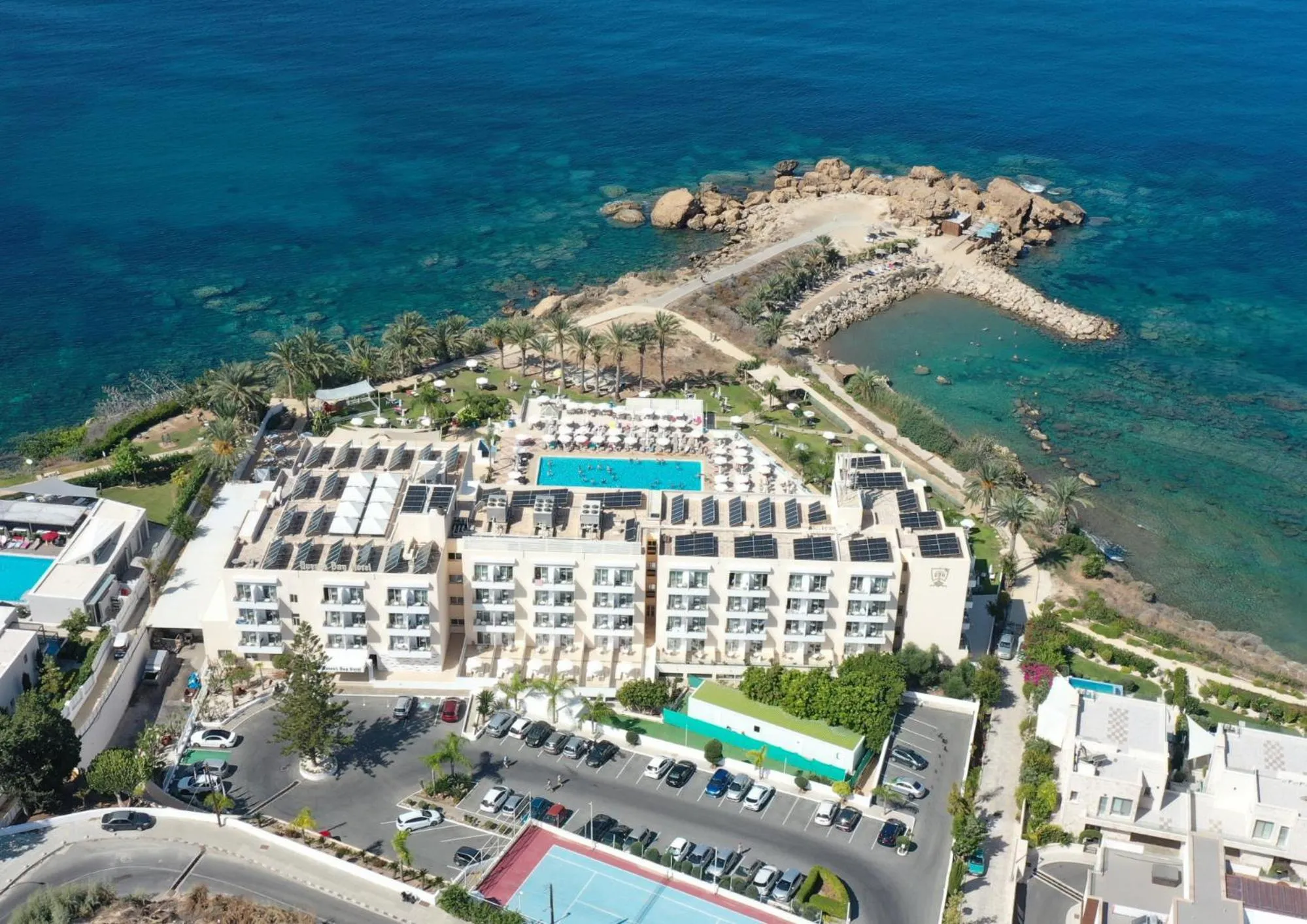 Bird's eye view in Queens Bay Hotel