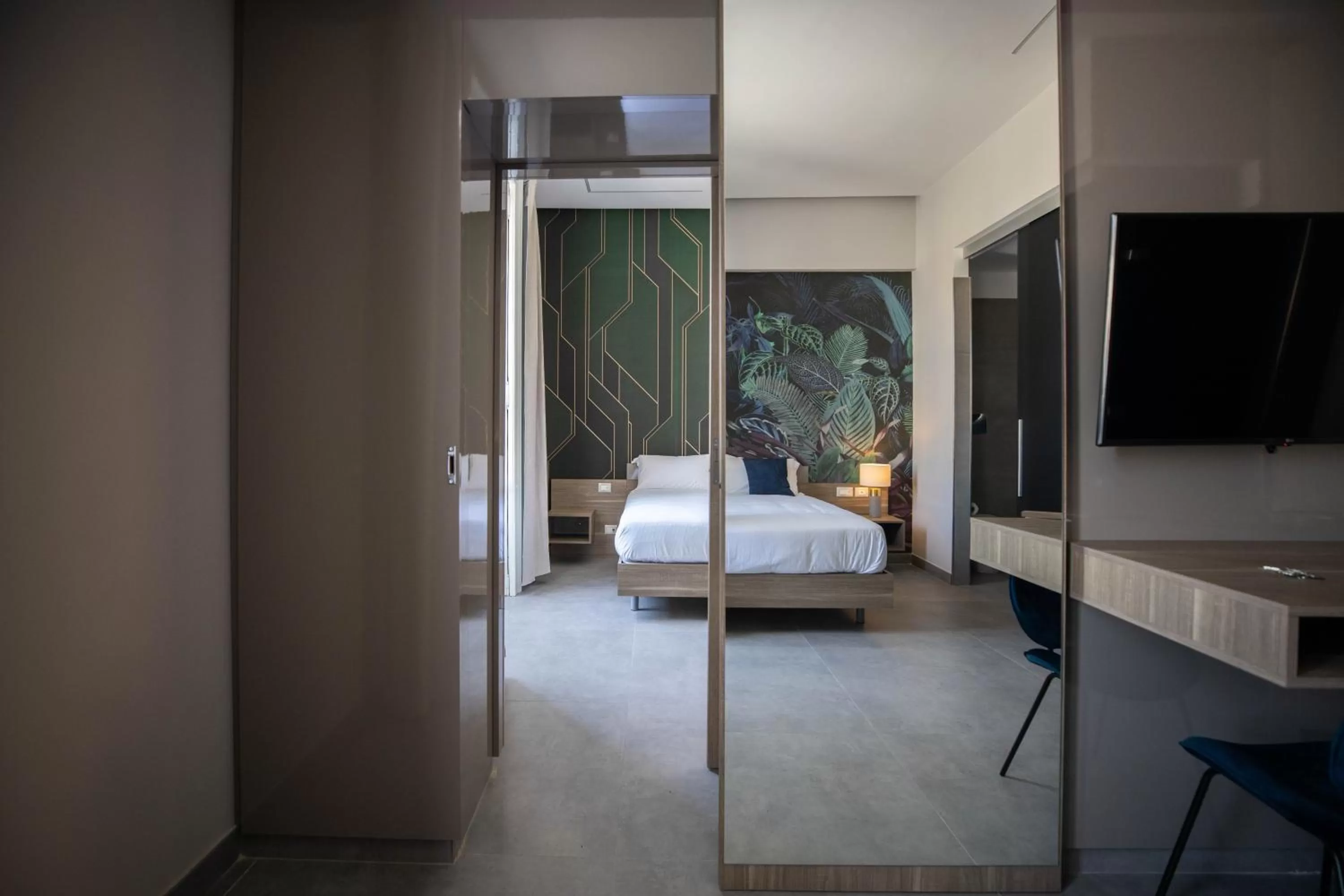 Bed in L'élégant BOUTIQUE ROOMS NAPLES