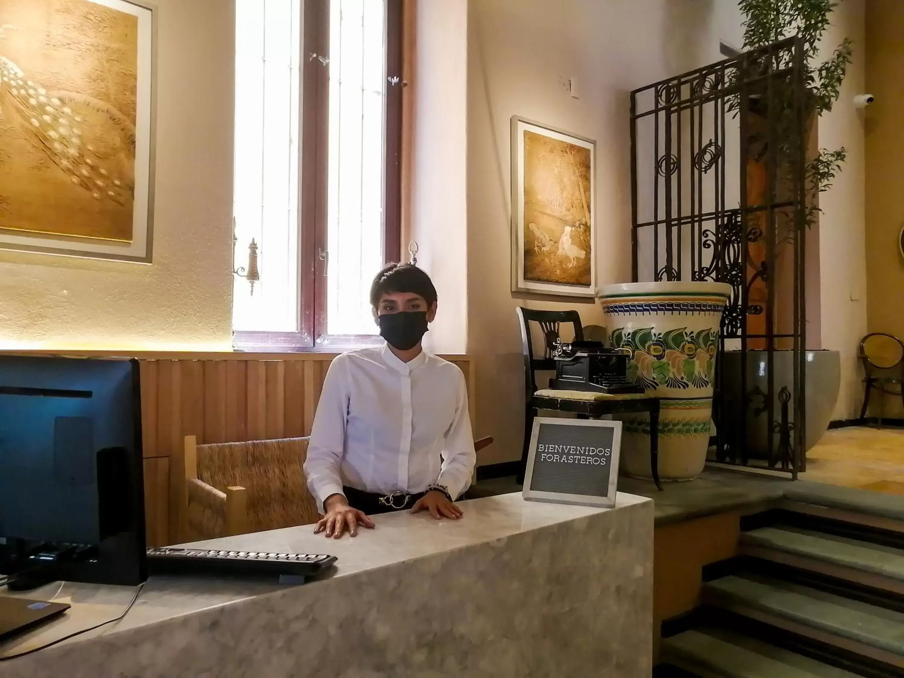 Lobby or reception, Staff in Casona Alonso 10- Hotelito Mexicano