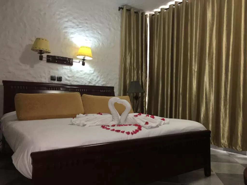 Bed in Hotel Hacienda