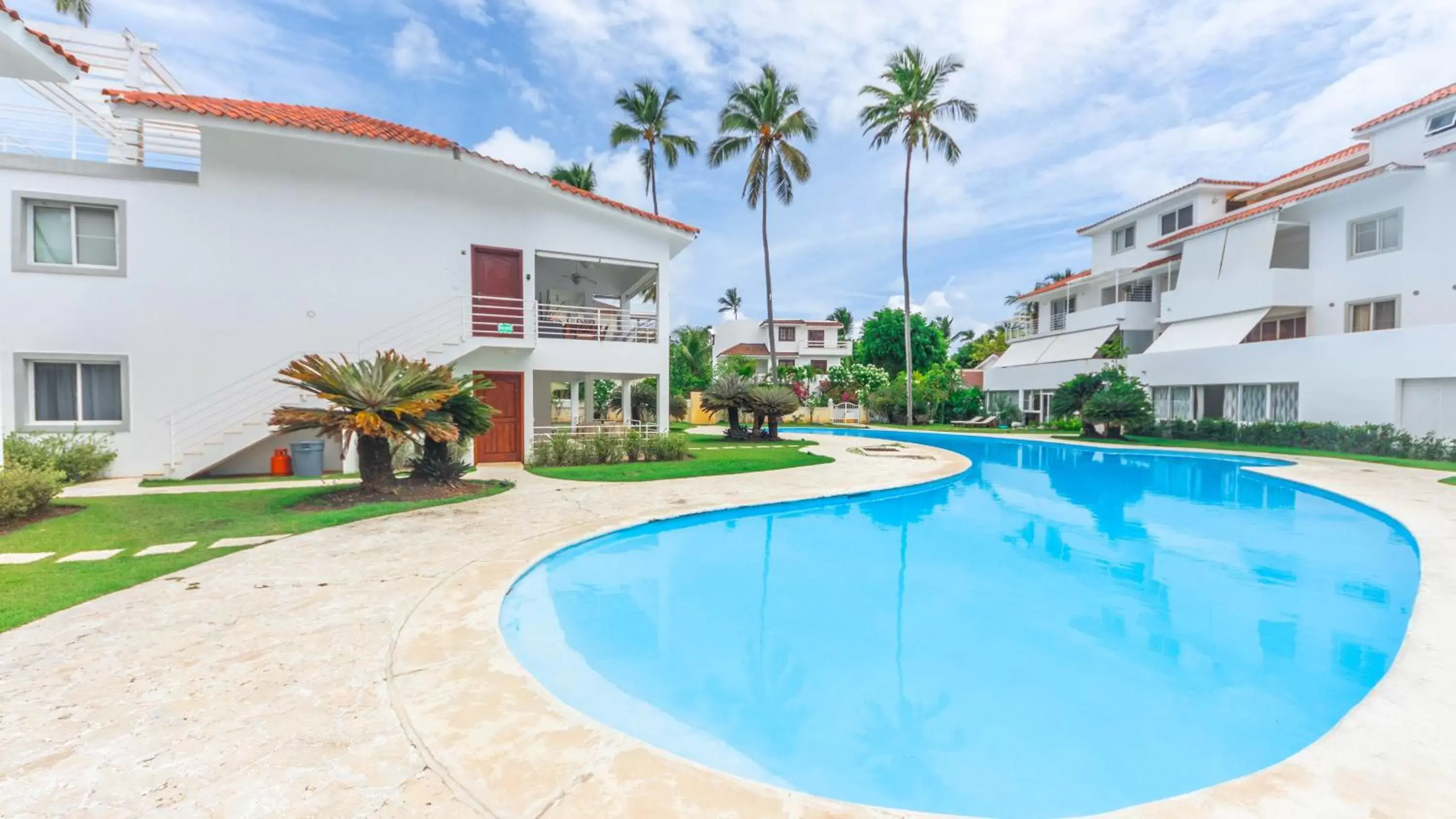 Swimming Pool in Flor del Mar Condo Punta Cana Beachfront