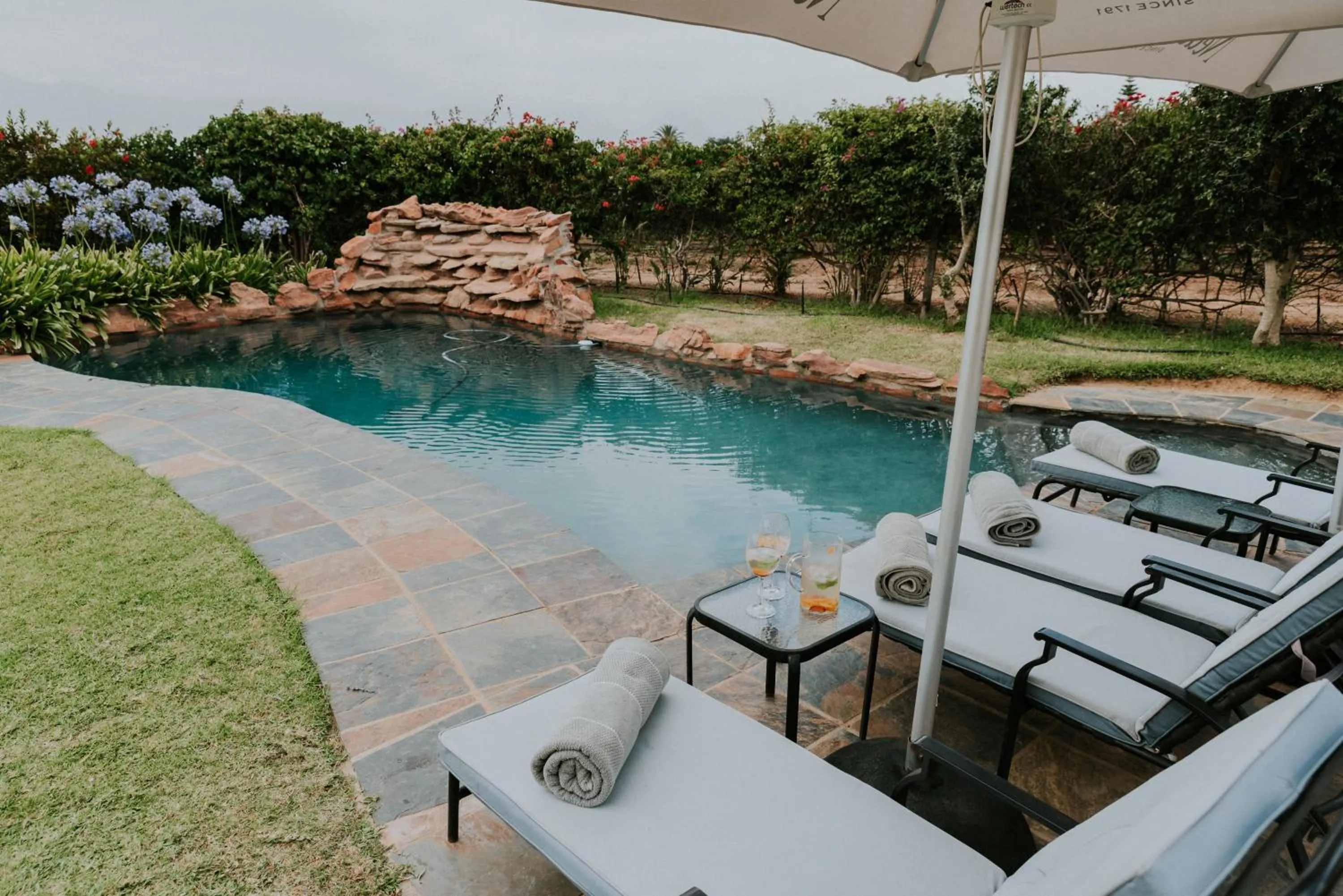 Swimming pool in Cana Vineyard Guesthouse