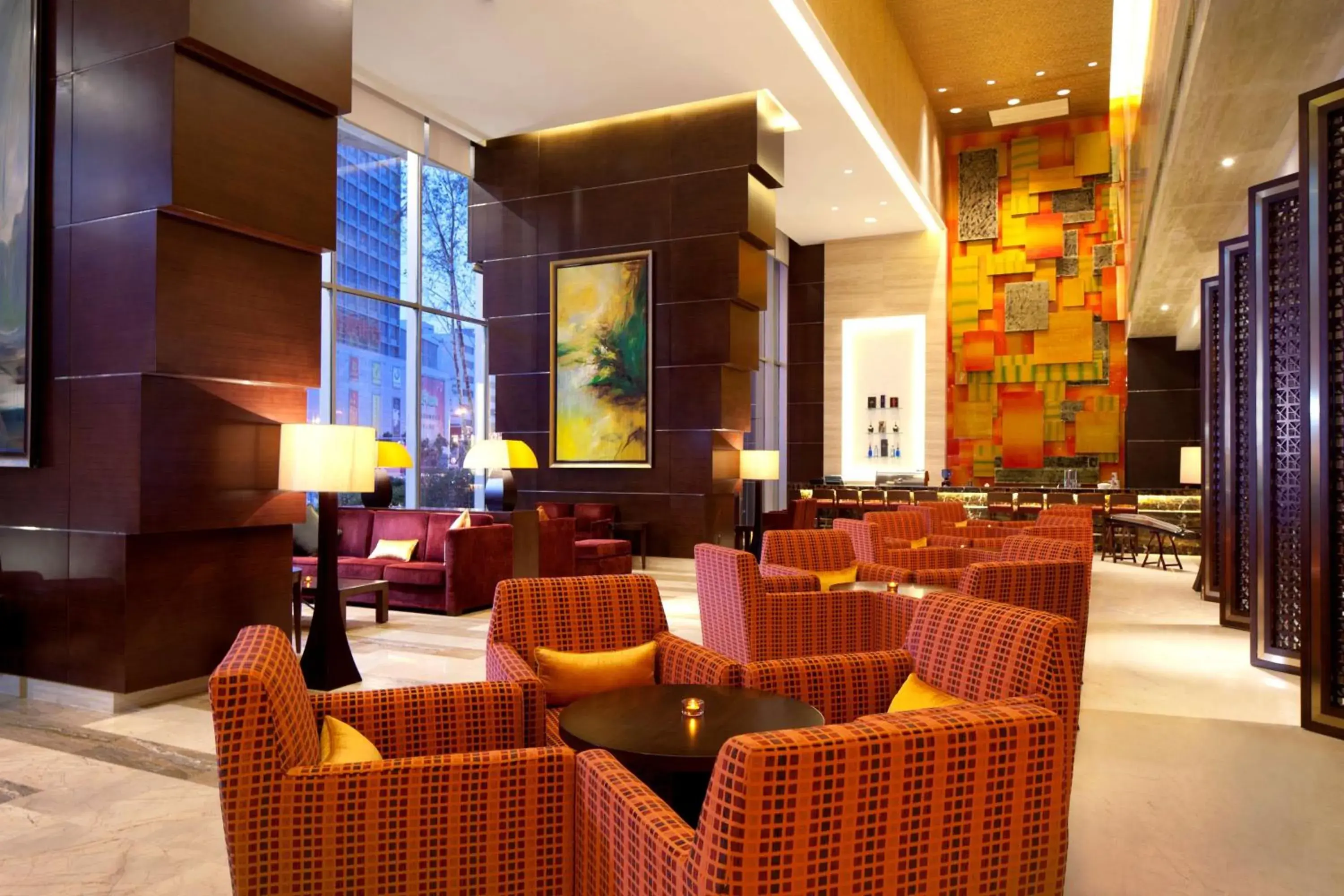 Lobby or reception, Restaurant/Places to Eat in DoubleTree By Hilton Shenyang Hotel