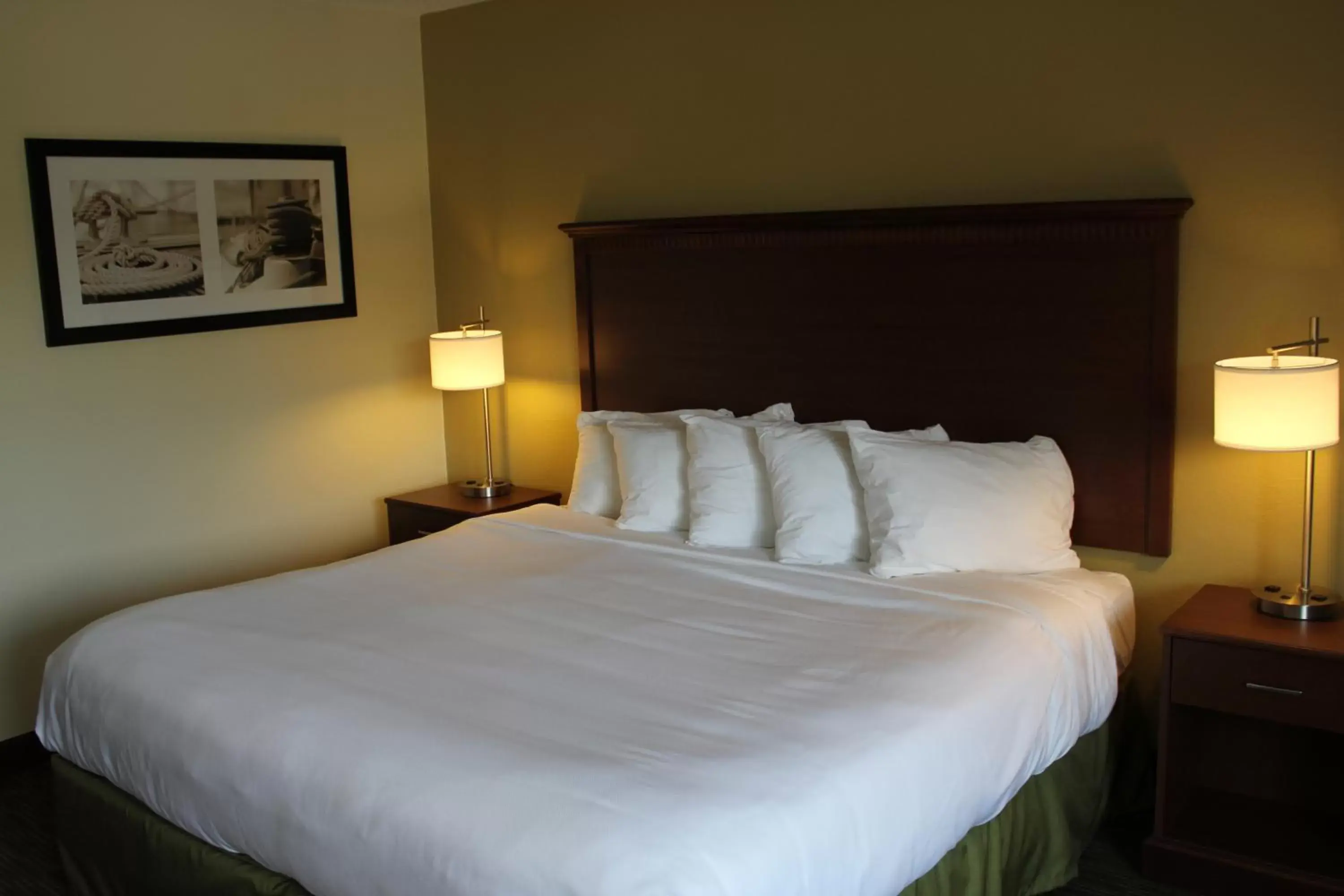 Bed in Nichols Inn & Suites