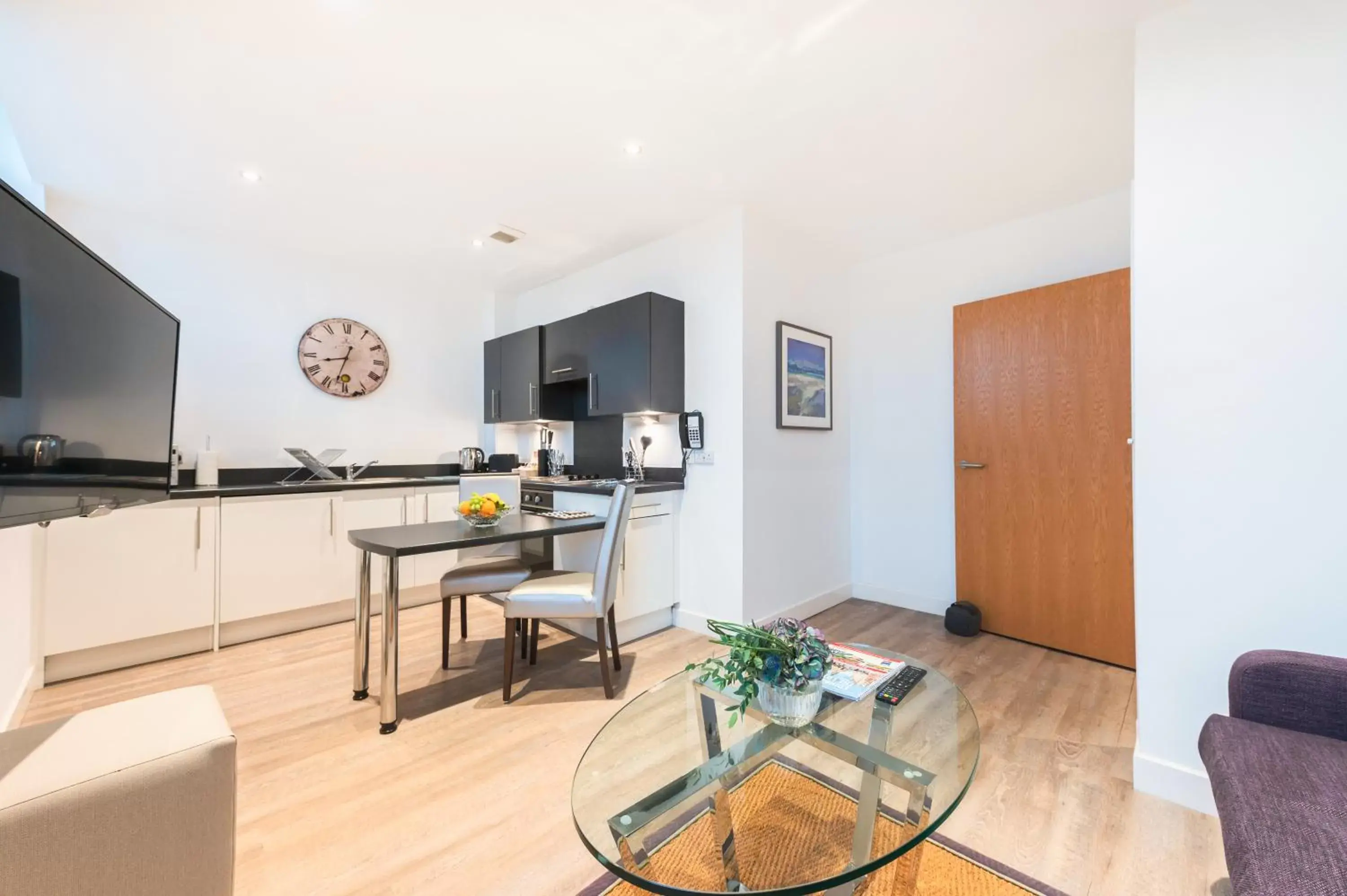 Dining Area in Braid Apartments by Mansley