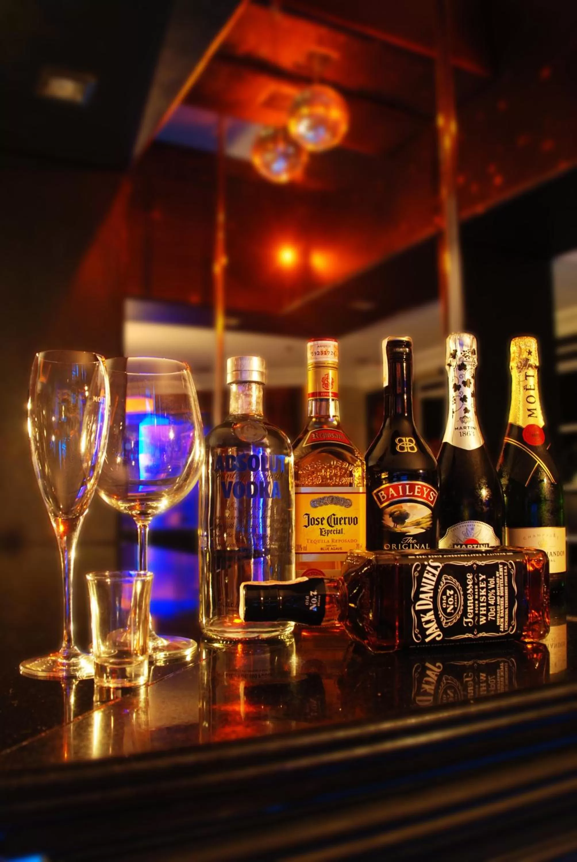 Alcoholic drinks in ABC Hotel