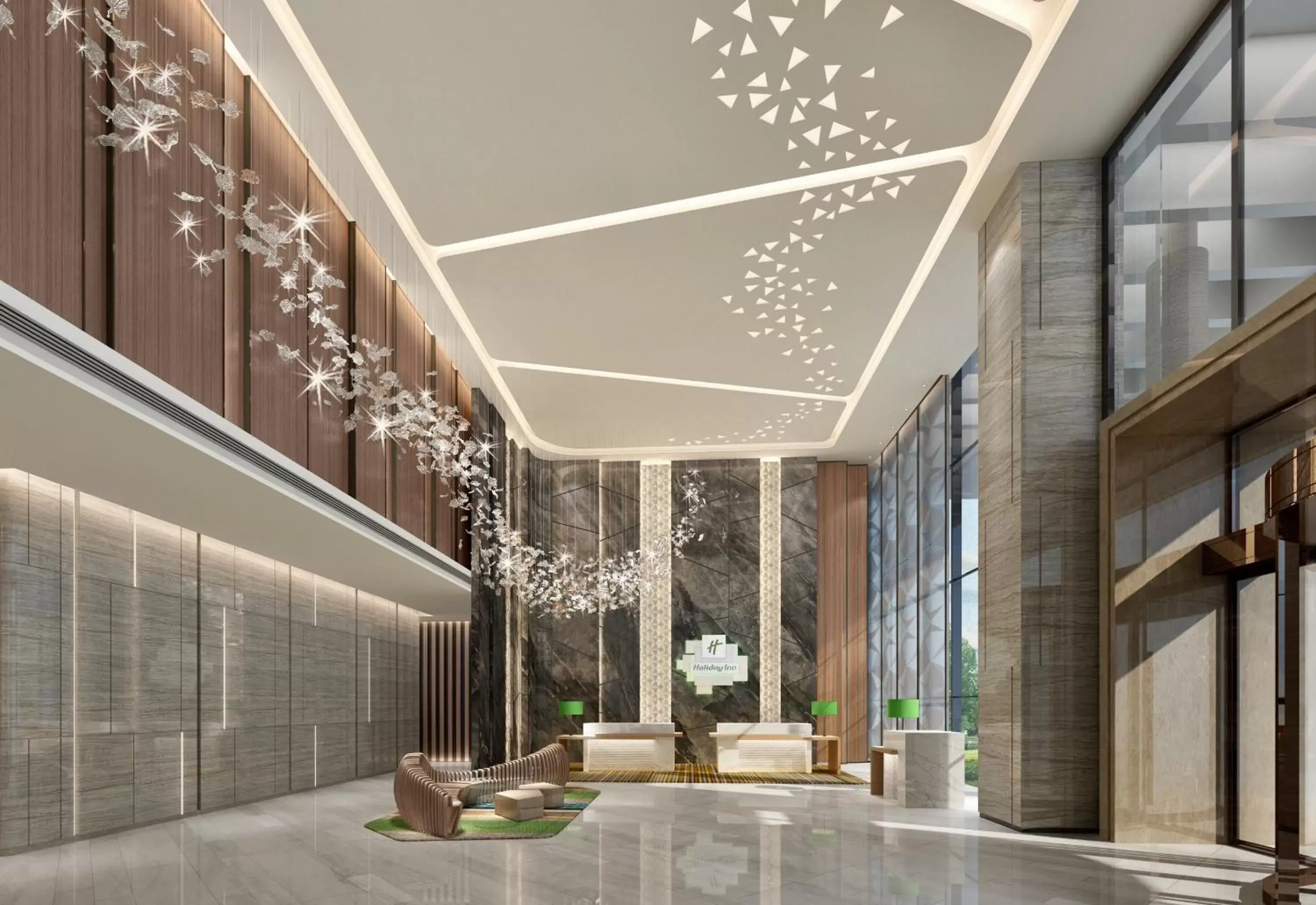 Property building, Lobby/Reception in Holiday Inn Guangzhou South Lake, an IHG Hotel