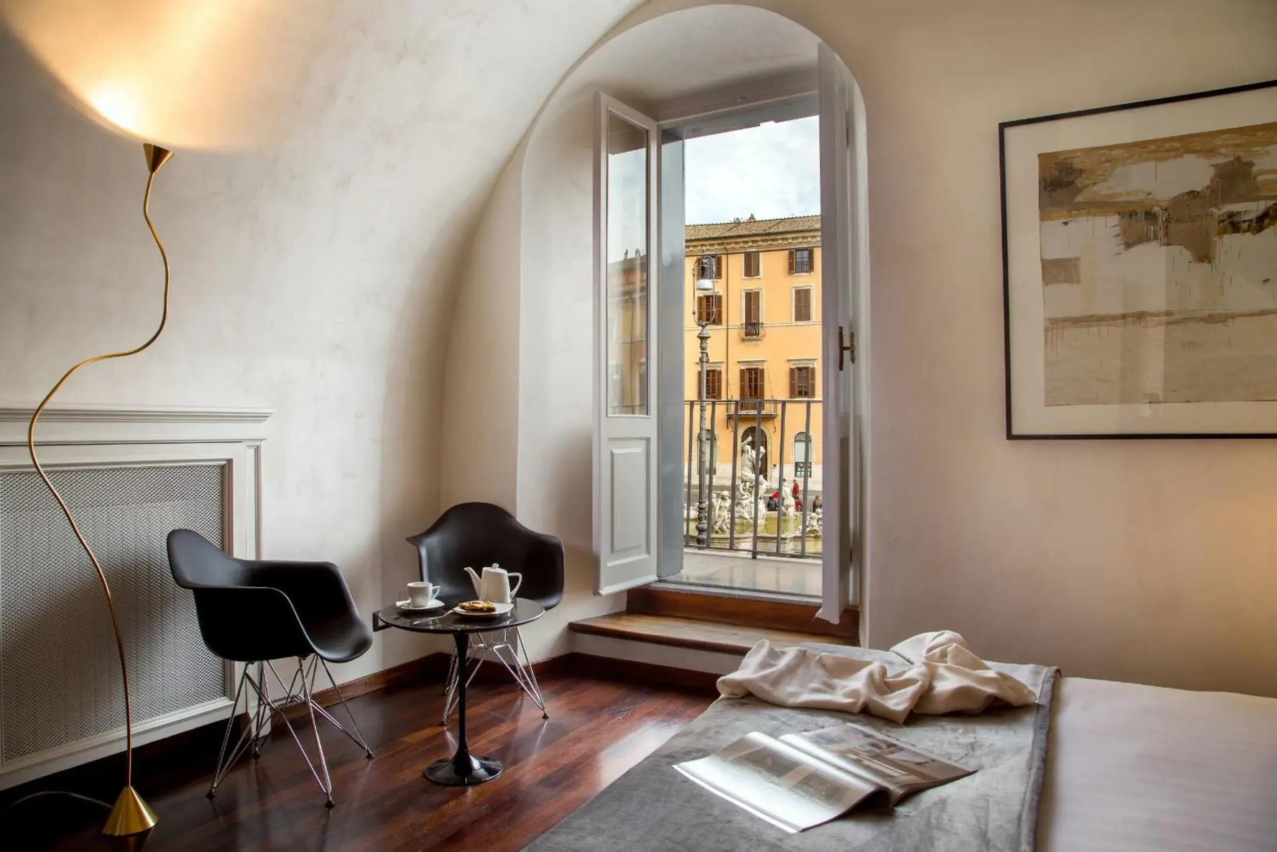View (from property/room), Seating Area in Palazzo De Cupis - Suites and View