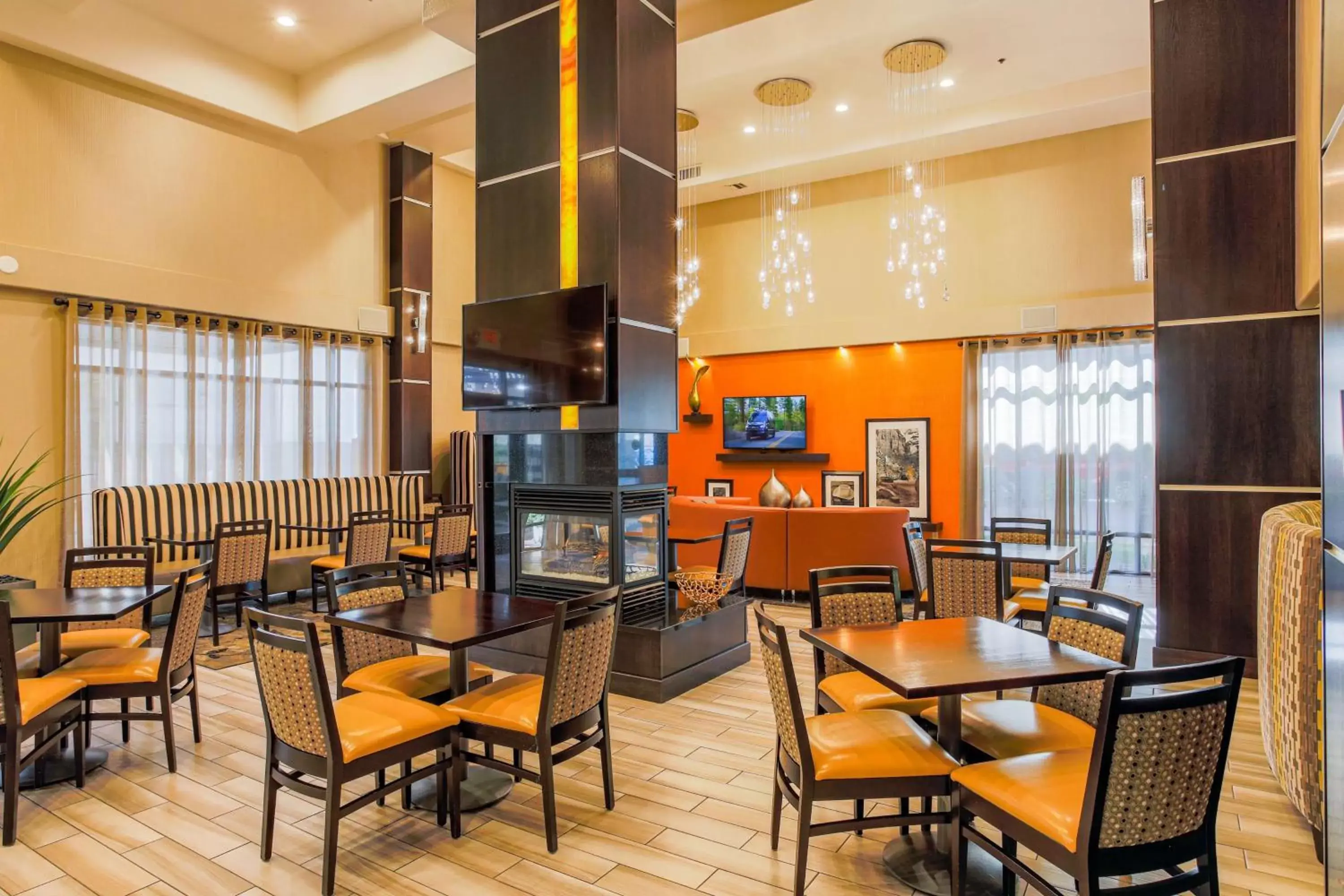 Lobby or reception, Restaurant/Places to Eat in Hampton Inn Prescott
