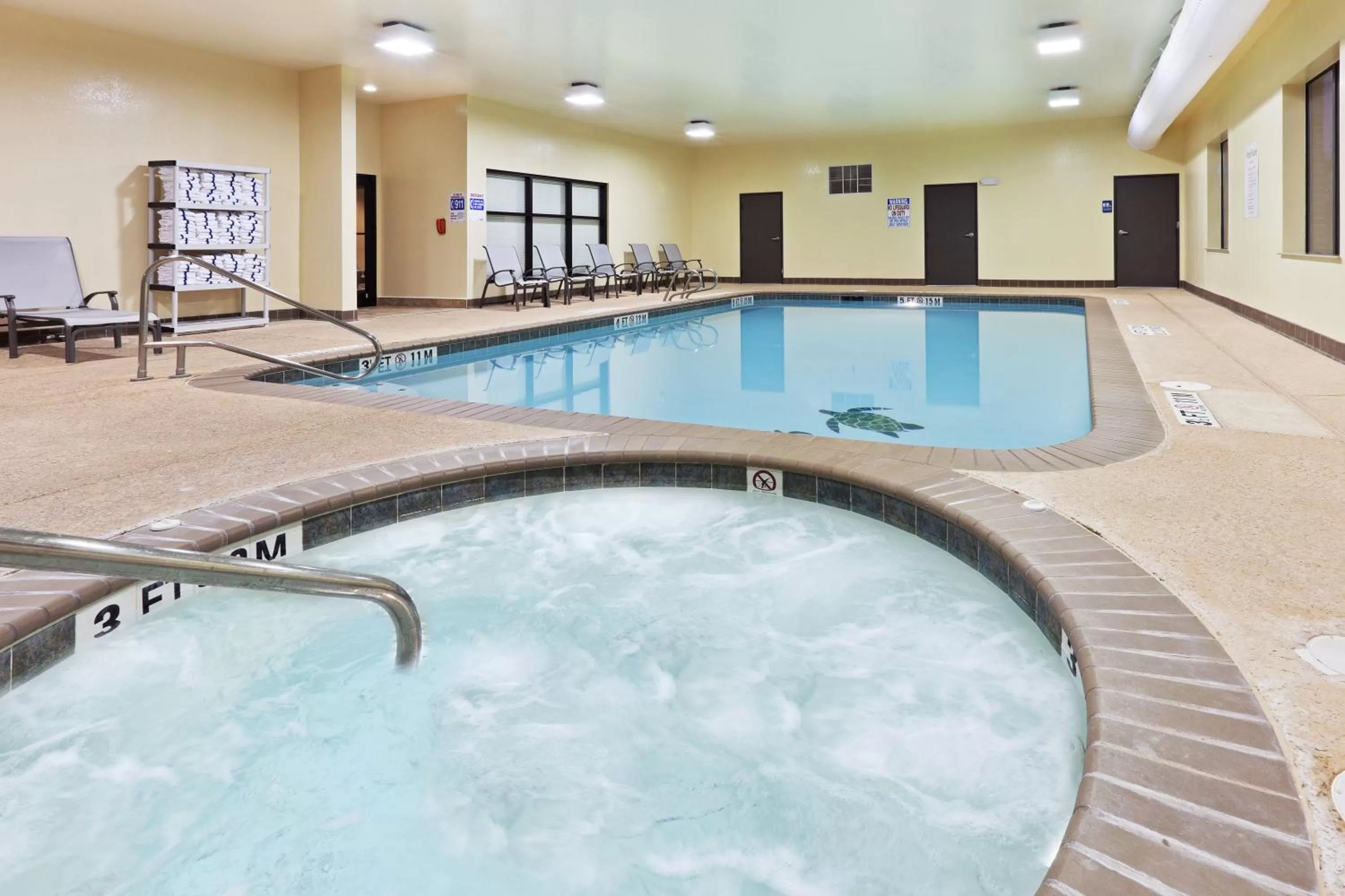 Swimming pool in Holiday Inn Express & Suites Lubbock Southwest – Wolfforth by IHG