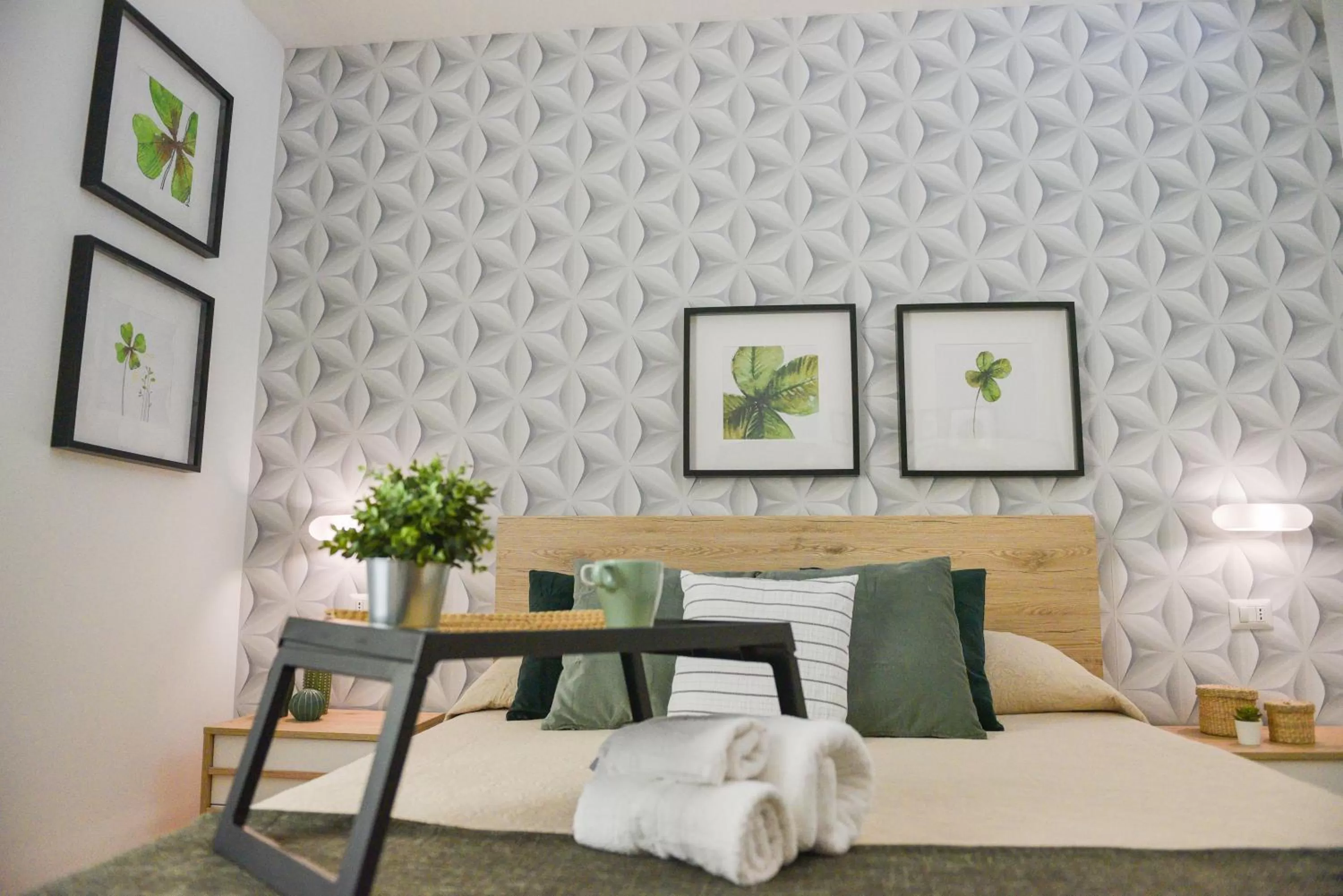 Bed in B&B Portafortuna Lucky charm