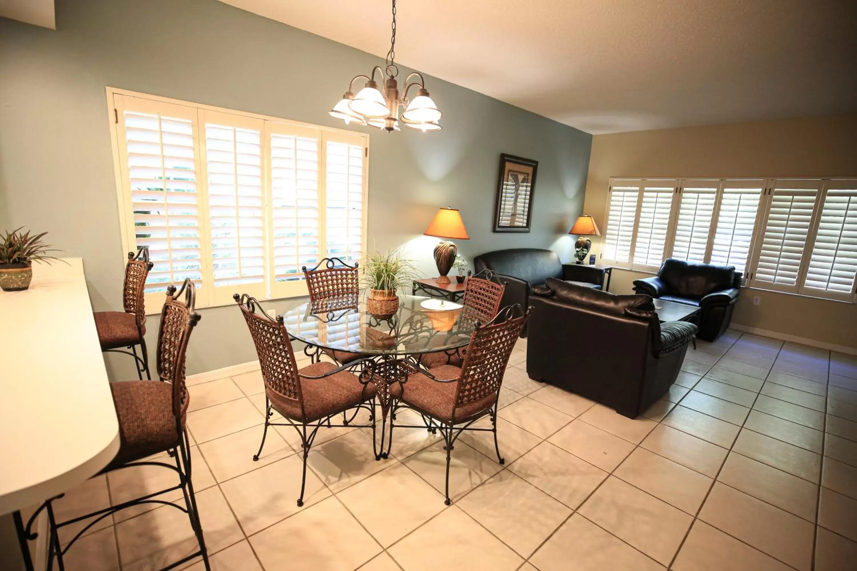 Living room, Dining Area in Legacy Hotel at IMG Academy