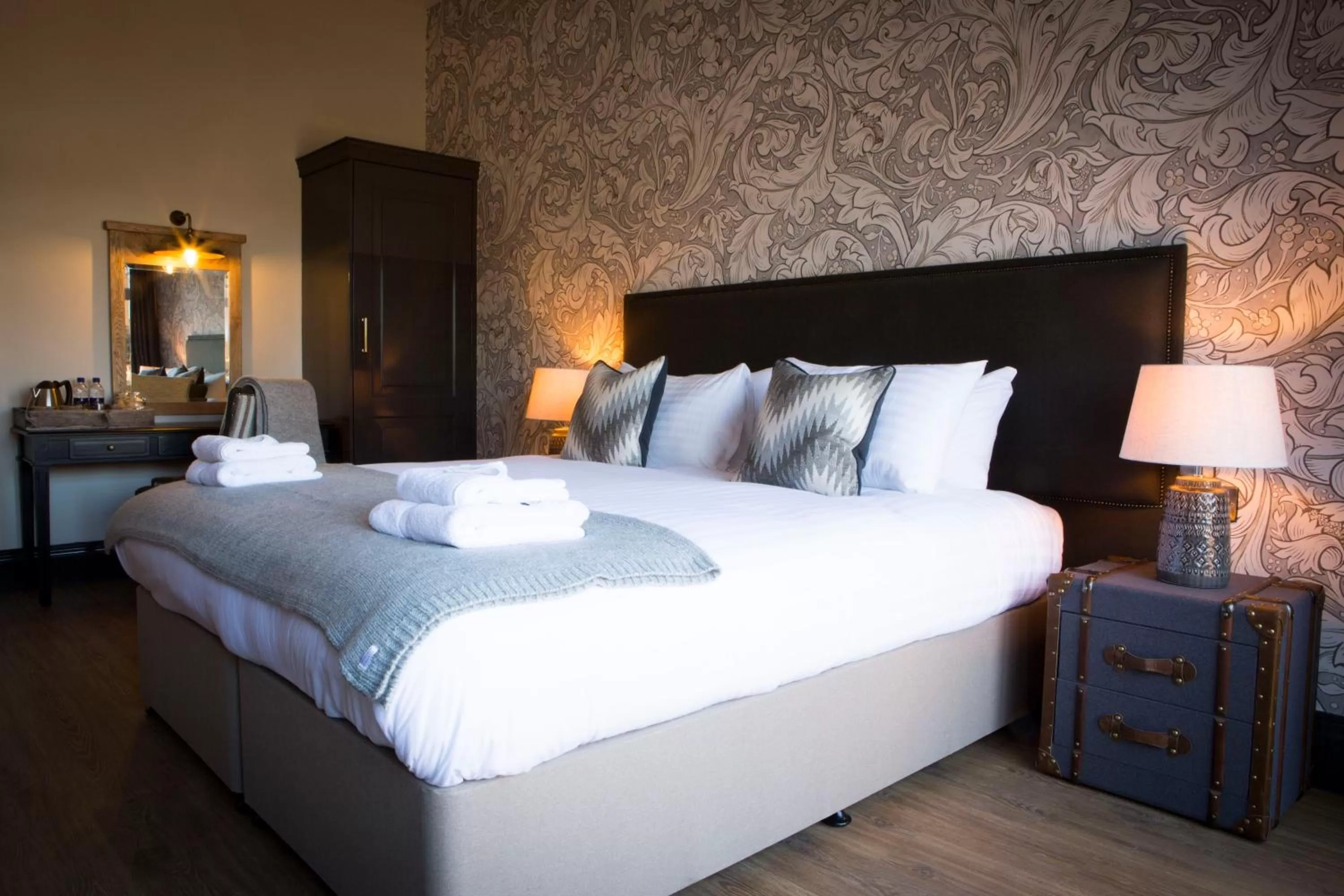 Bed in Wynnstay Arms, Ruabon, Wrexham