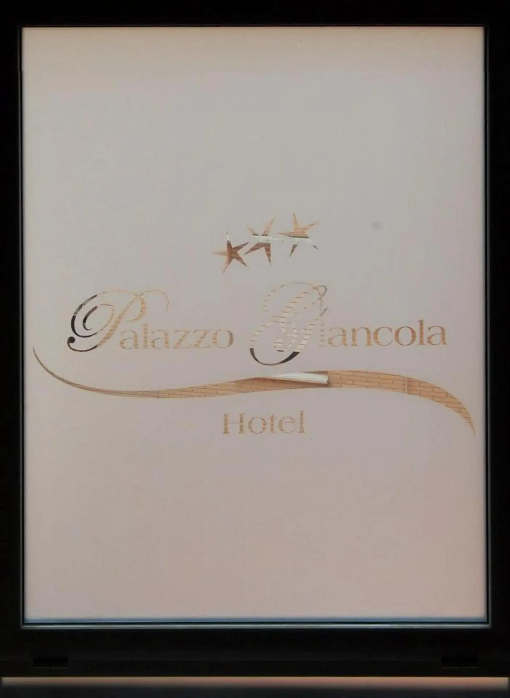 Certificate/Award, Property Logo/Sign in Hotel Palazzo Giancola