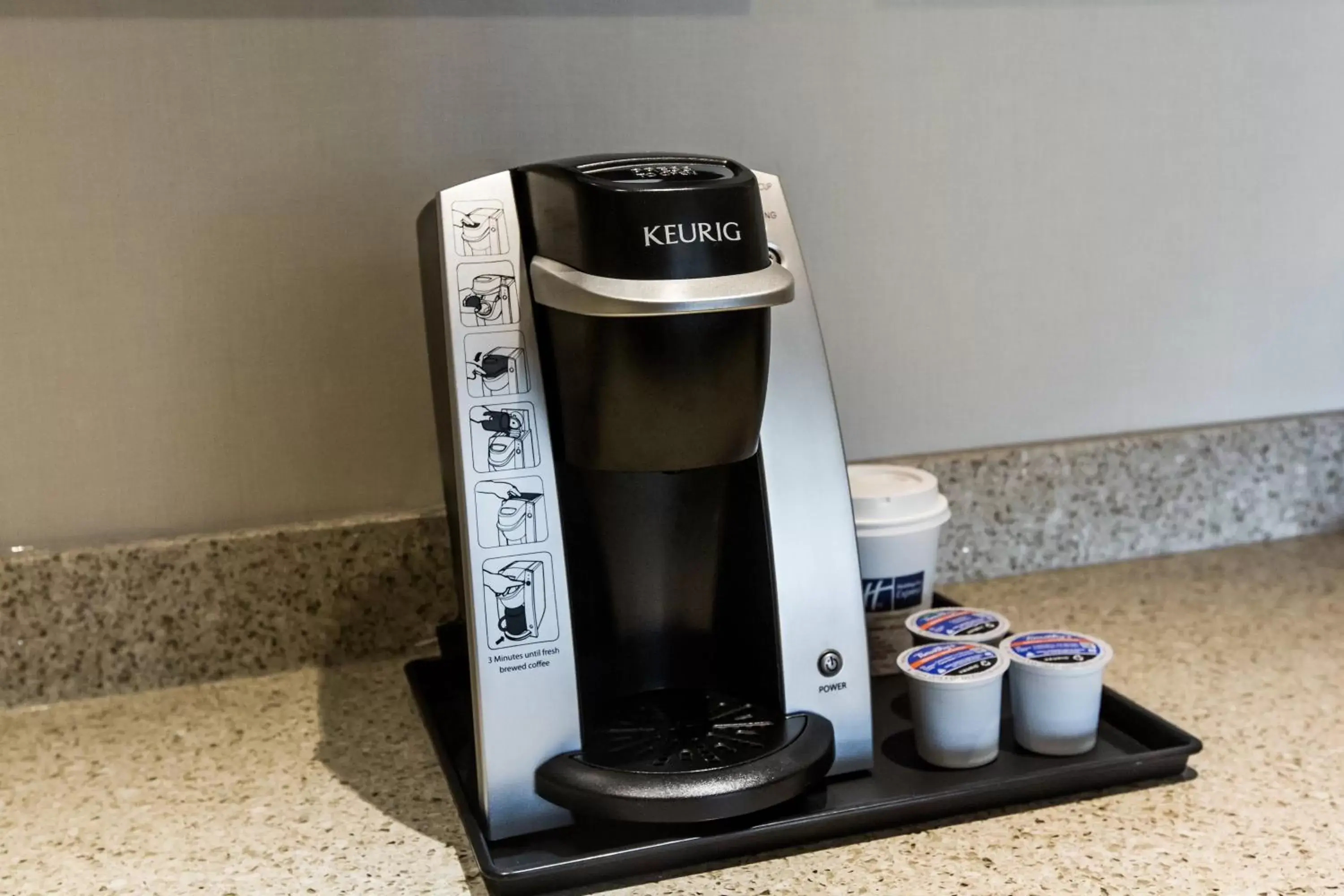 Photo of the whole room, Coffee/Tea Facilities in Holiday Inn Express & Suites Spruce Grove - Stony Plain, an IHG Hotel