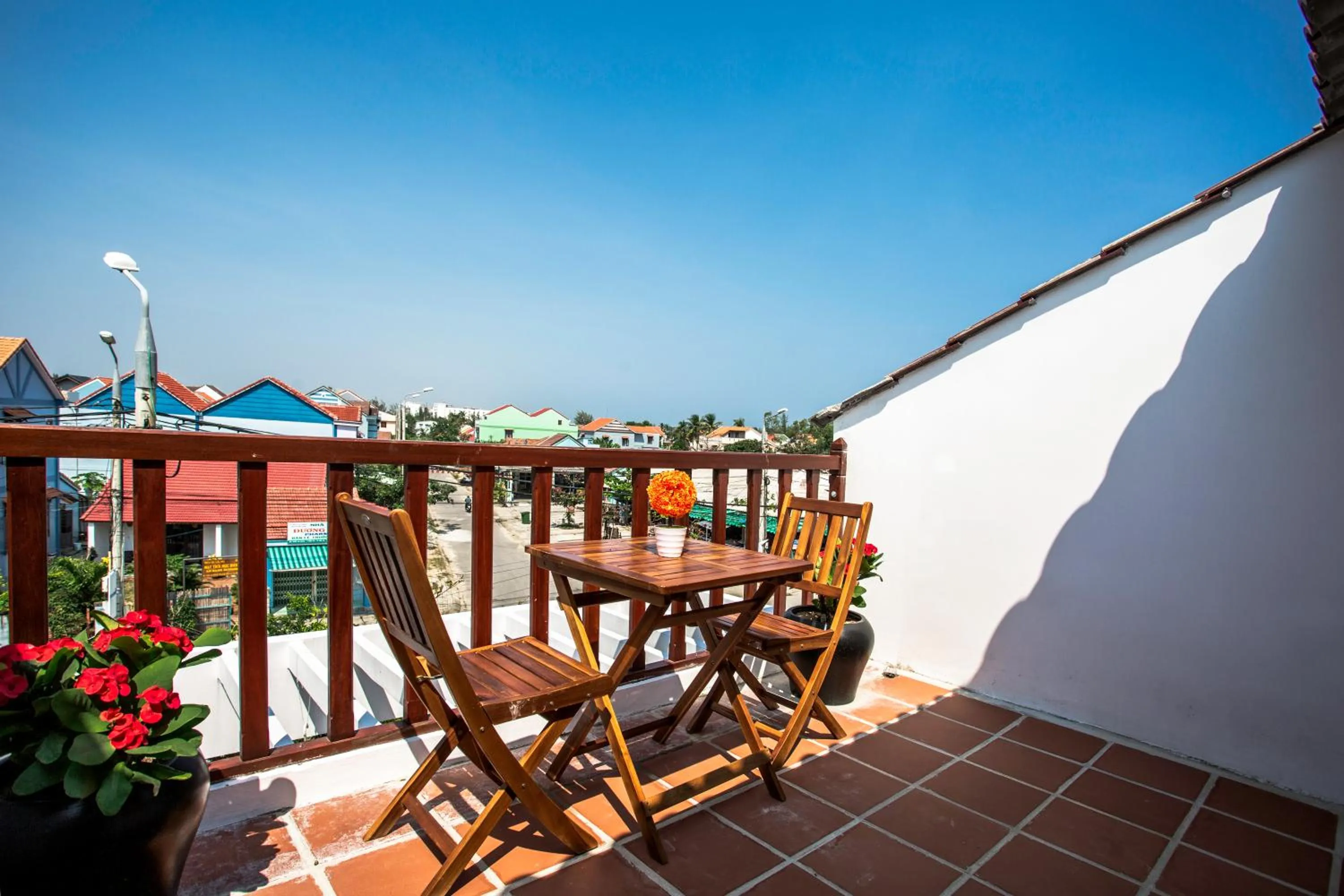 Balcony/Terrace in An Bang Beach Dolphin Homestay