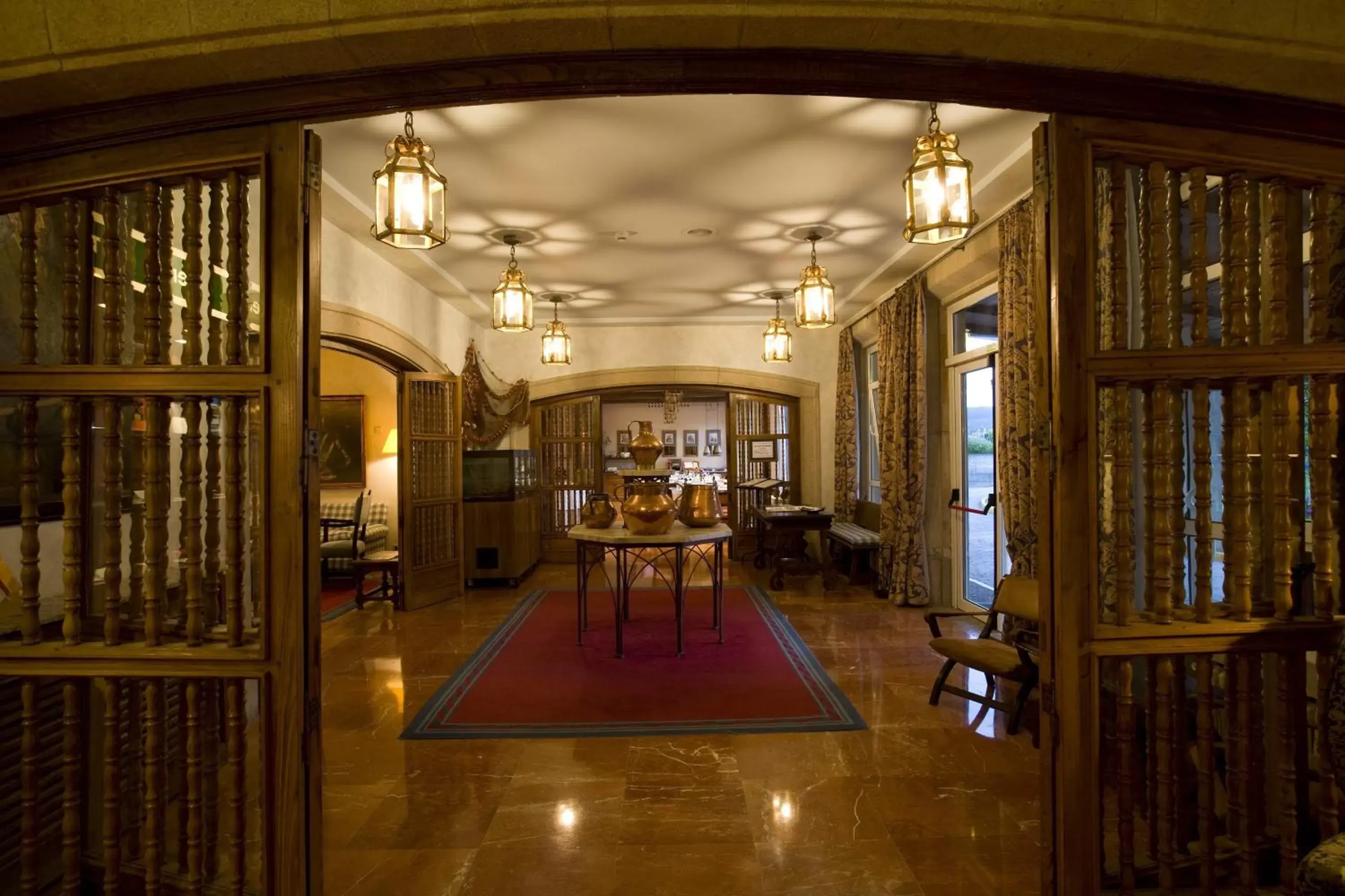 Lobby or reception in Parador de Ribadeo