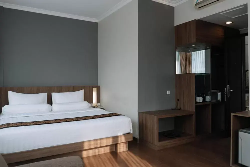 Bed in Anugrah Hotel Sukabumi