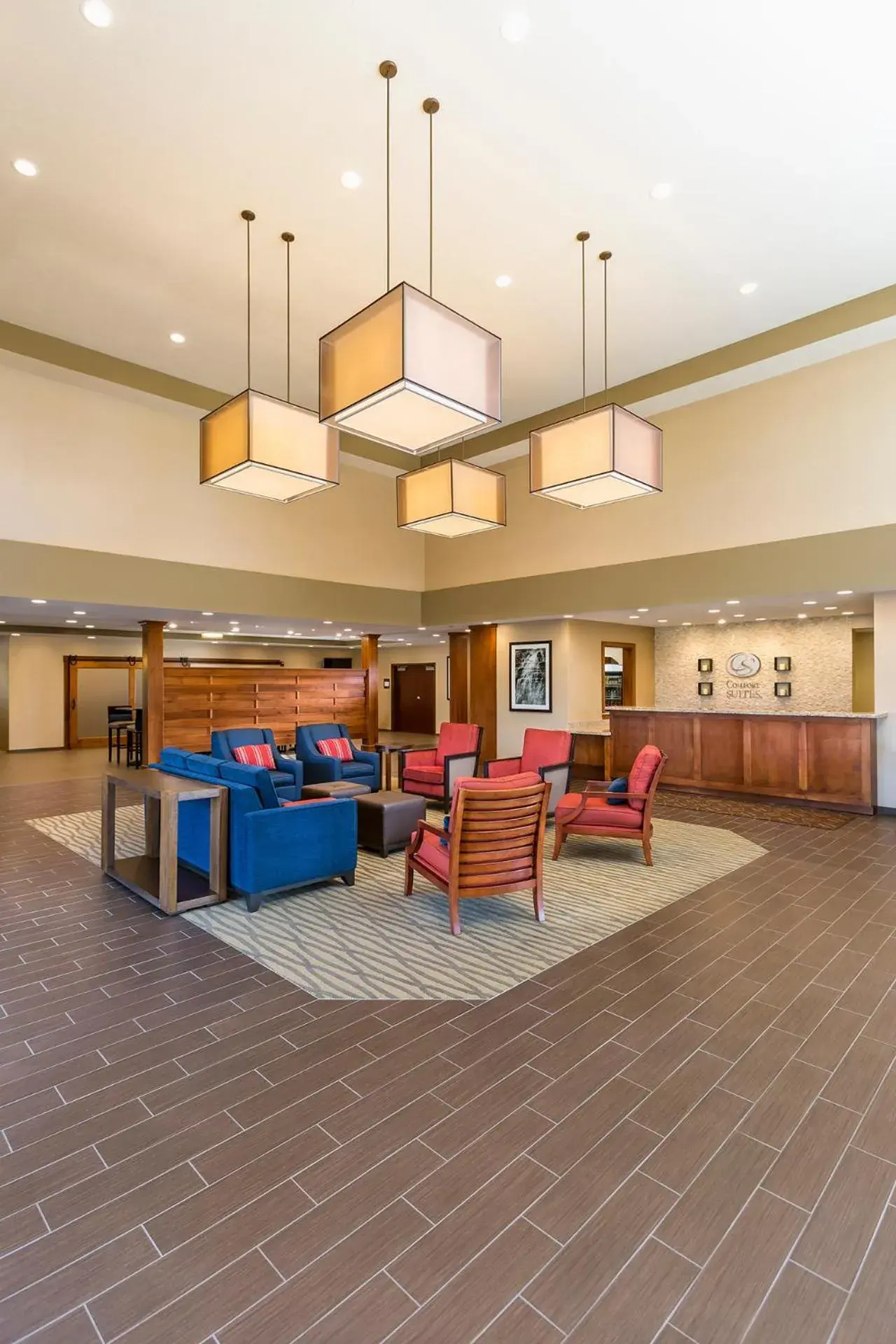 Lobby or reception in Comfort Suites Hartville-North Canton Lobby or reception in Comfort Suites Hartville-North Canton