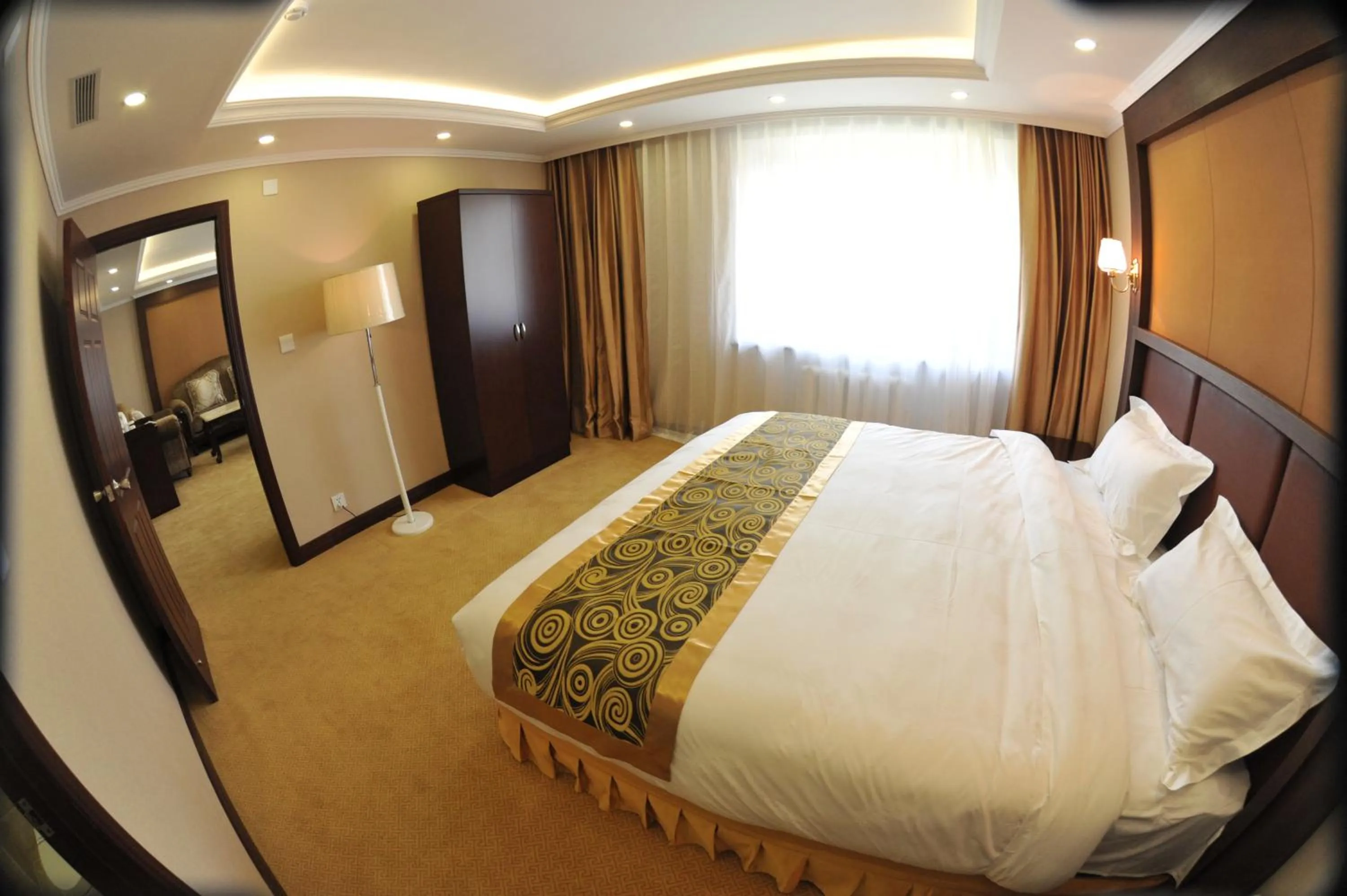 Bed in Flower Hotel Ulaanbaatar