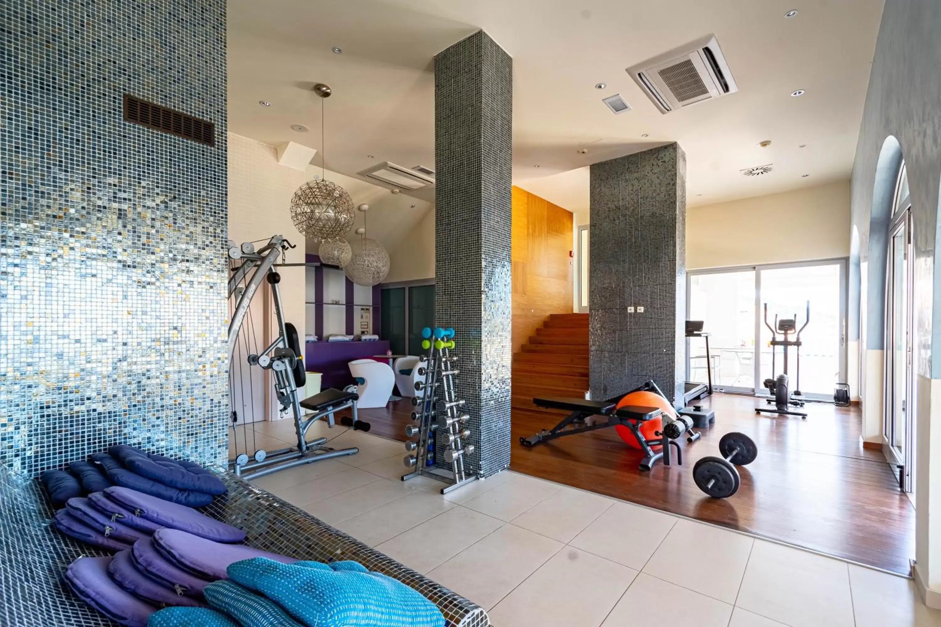 Fitness centre/facilities in Hotel Korkyra