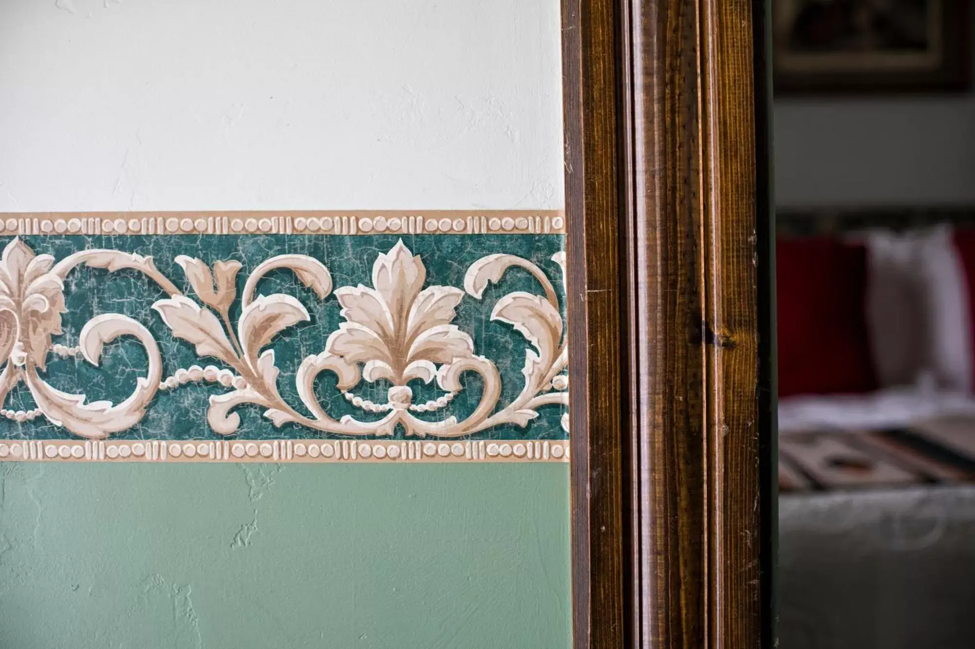 Decorative detail in Red Garter Inn
