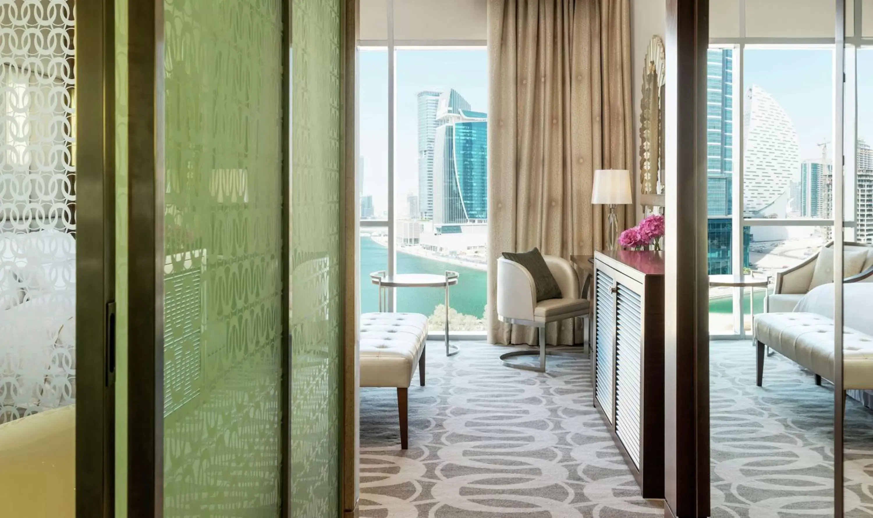 Living room in Hilton Dubai Al Habtoor City