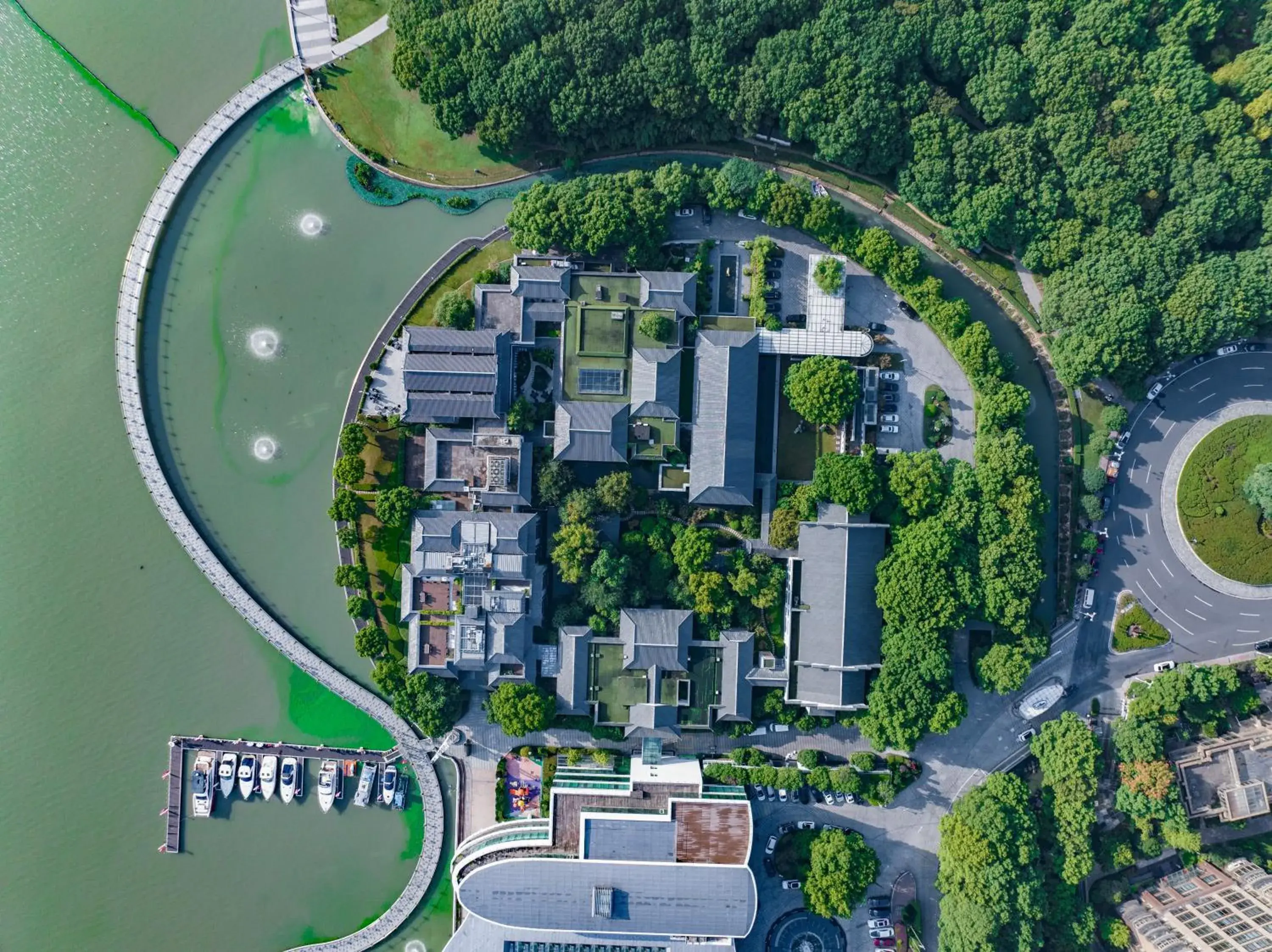 Property building, Bird's-eye View in Tonino Lamborghini Hotel Suzhou