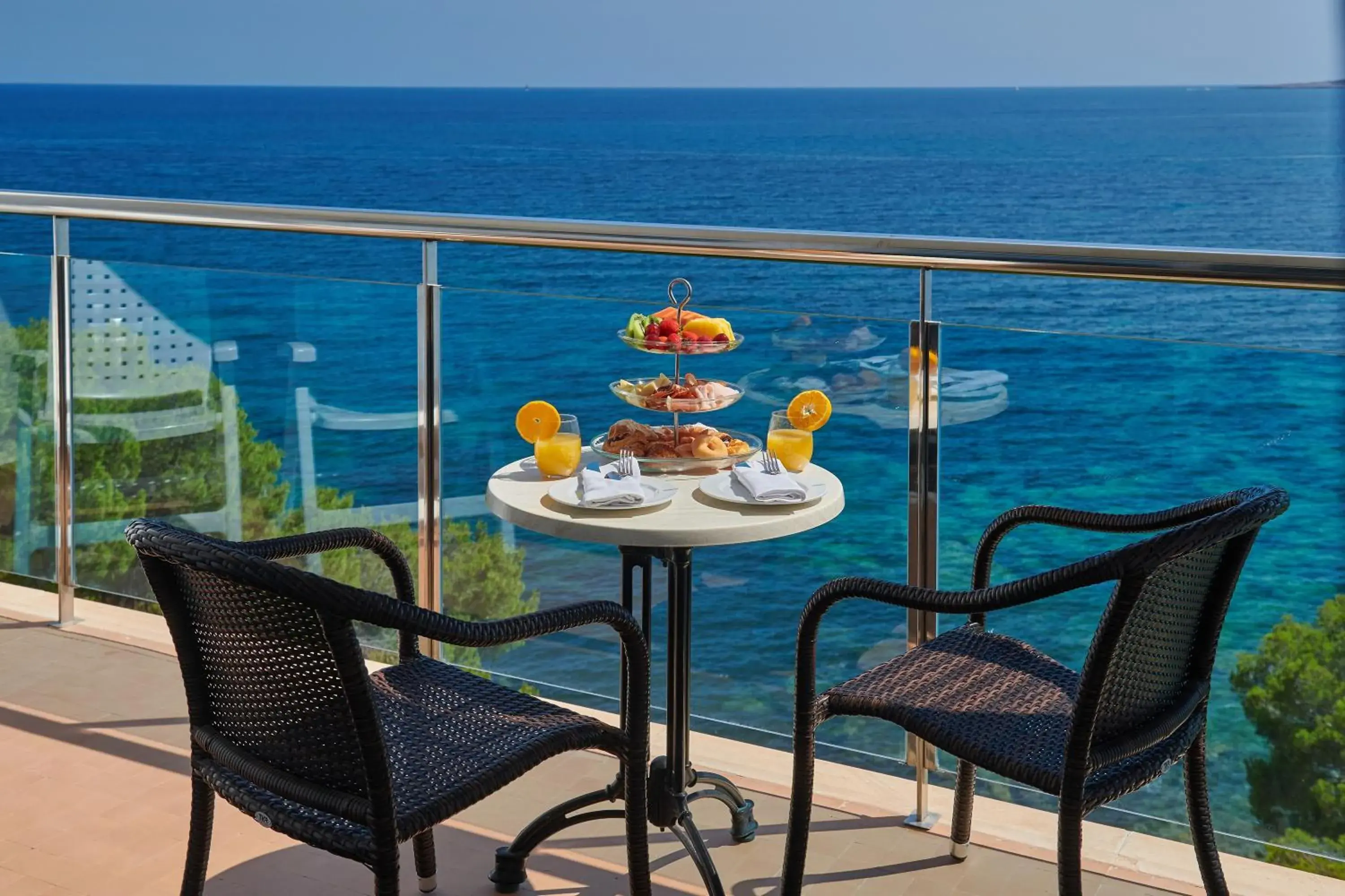 Sea view, Balcony/Terrace in Hipotels Eurotel Punta Rotja Spa-Golf