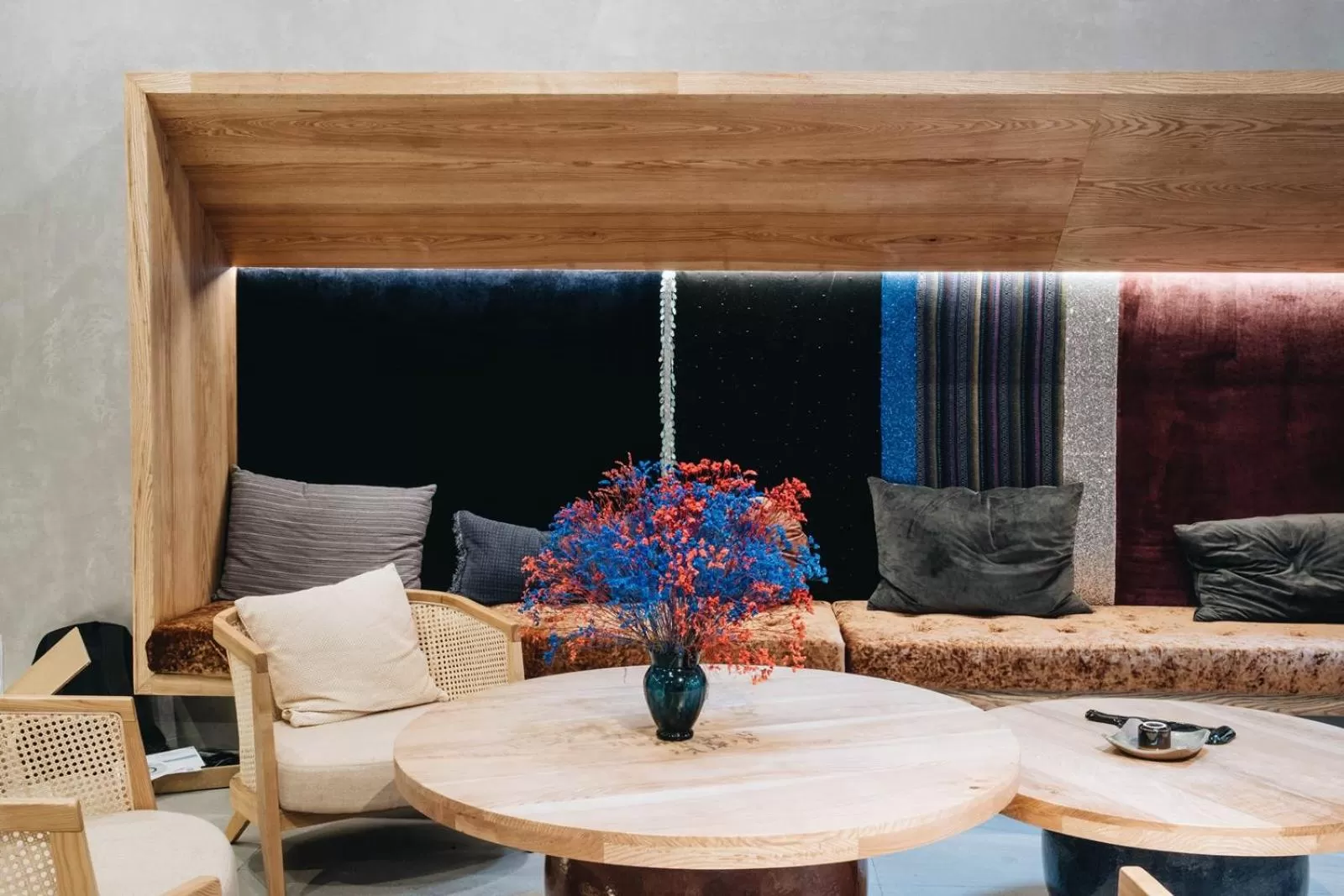 Seating area in Mia Casa by Satori