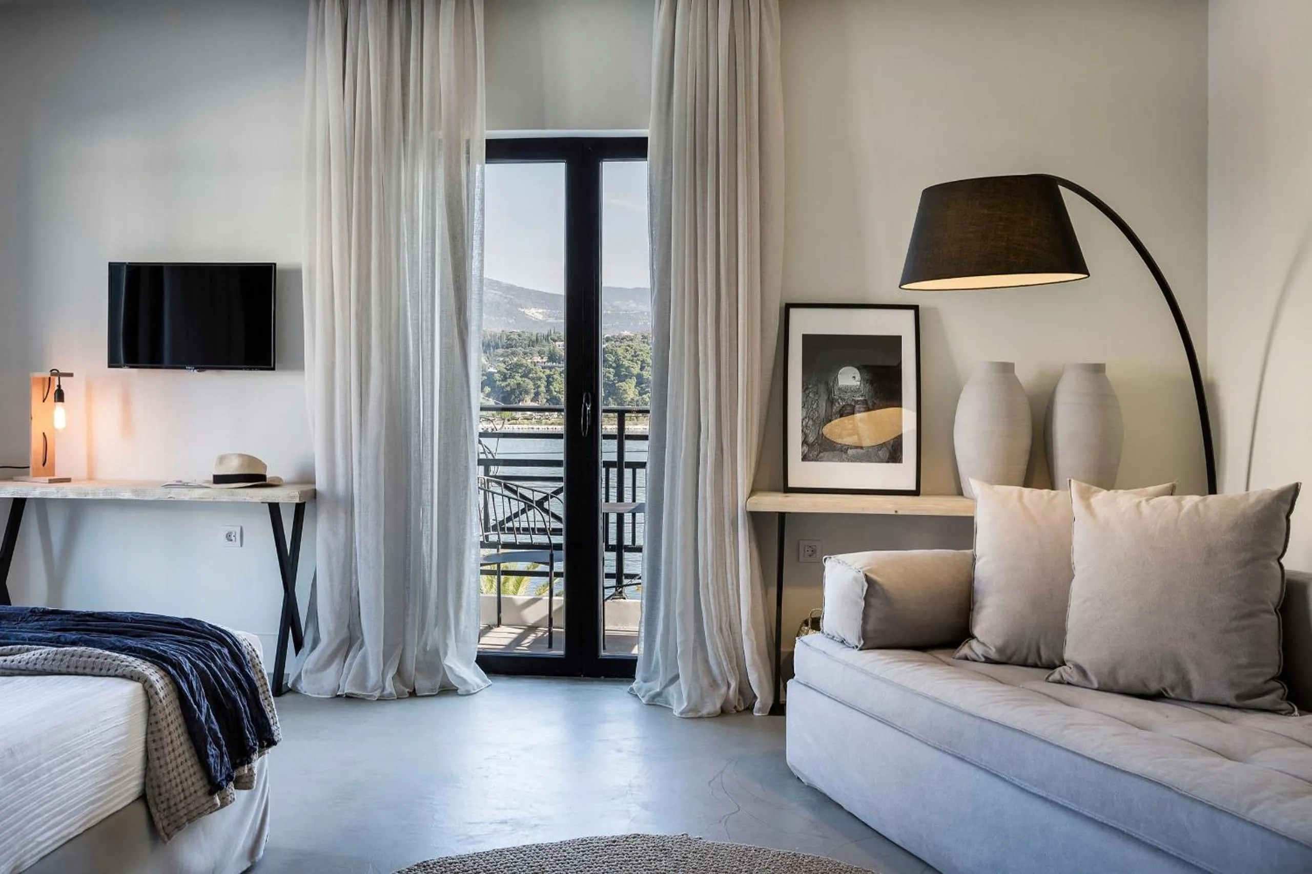 Bedroom, Bed in Kefalonia Grand