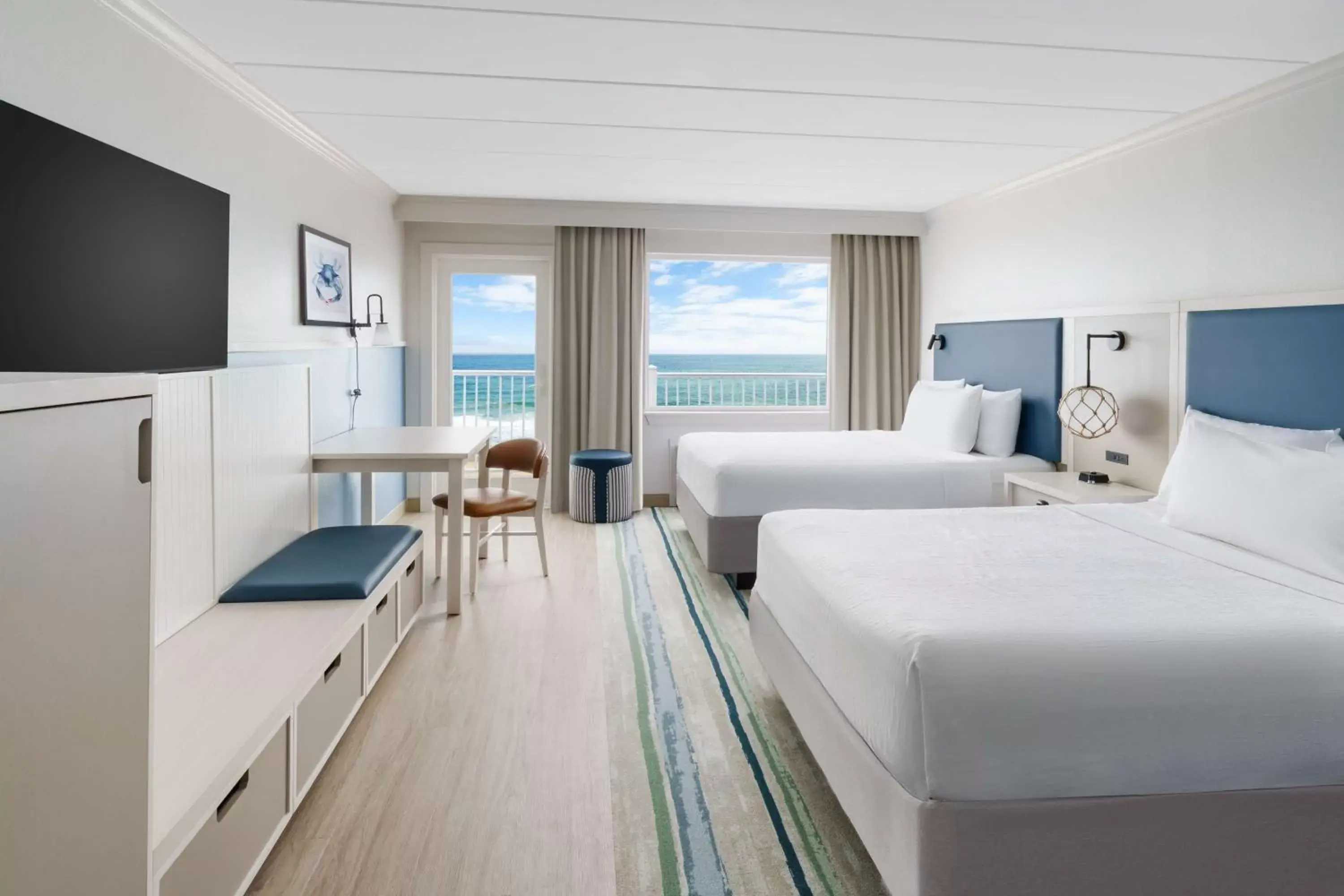 Queen Room with Two Queen Beds and Roll-In Shower - Mobility Accessible/Oceanfront in Hilton Garden Inn Ocean City Oceanfront Queen Room with Two Queen Beds and Roll-In Shower - Mobility Accessible/Oceanfront in Hilton Garden Inn Ocean City Oceanfront