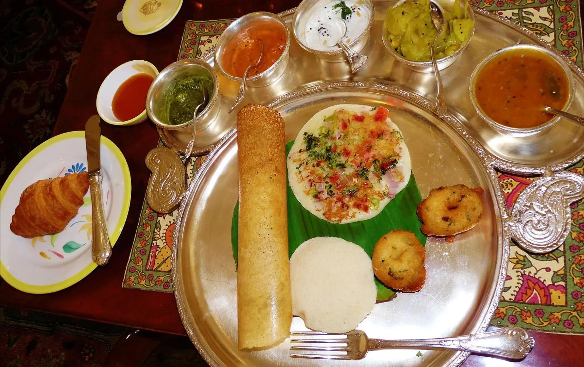 Asian breakfast in Hotel Lotus