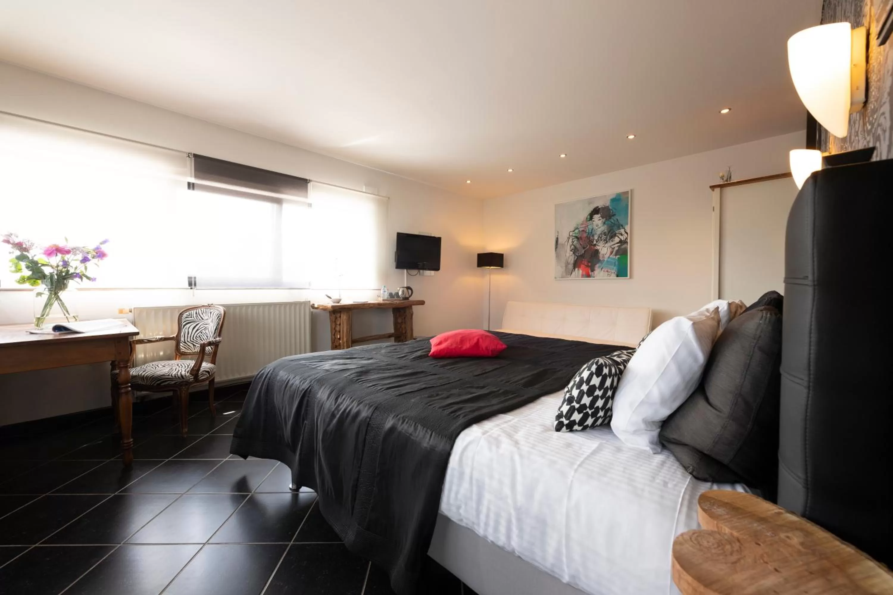 Photo of the whole room, Bed in B&B Montenakerhof