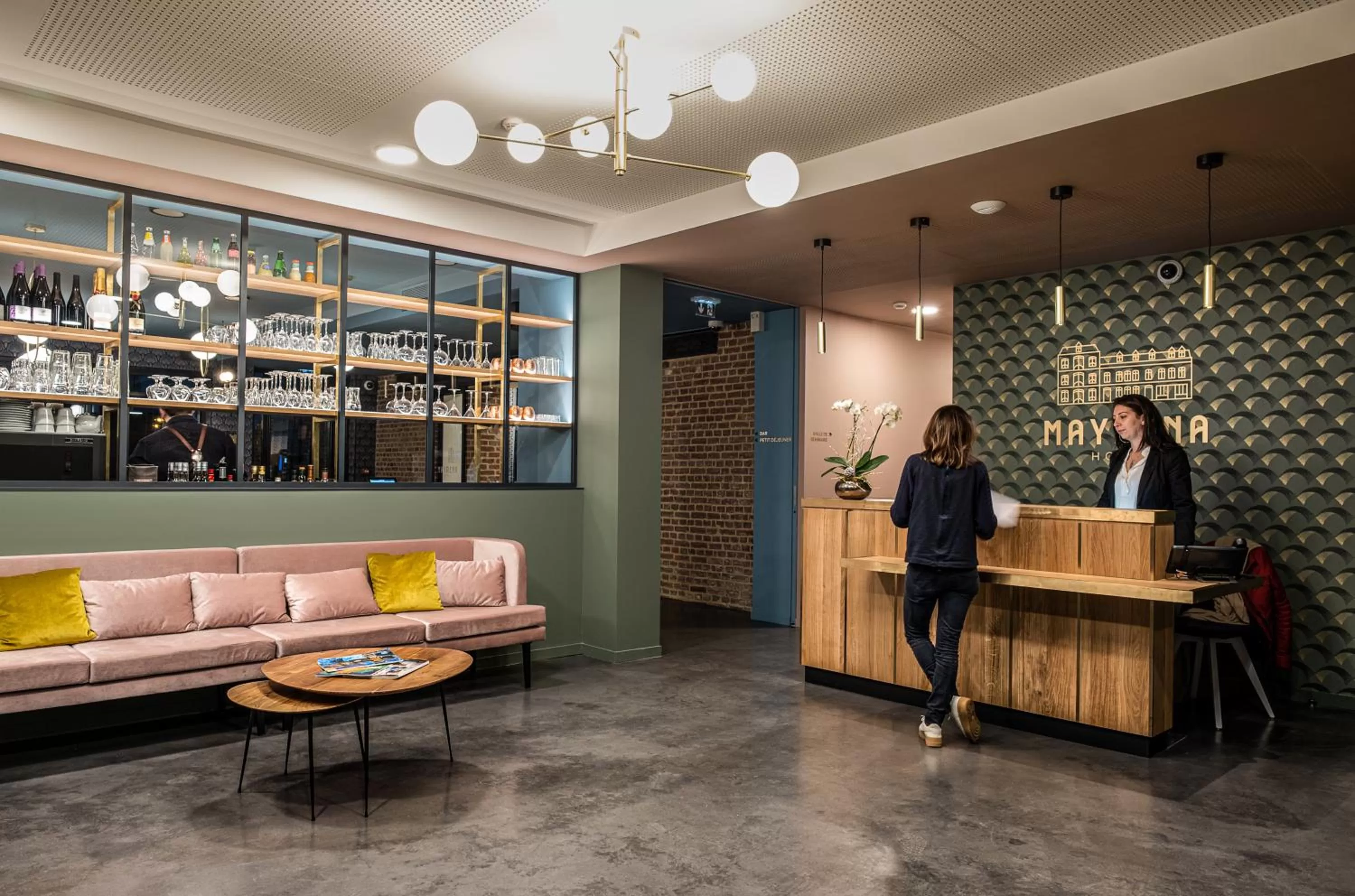 Lobby or reception in Mayrena Hotel Restaurant