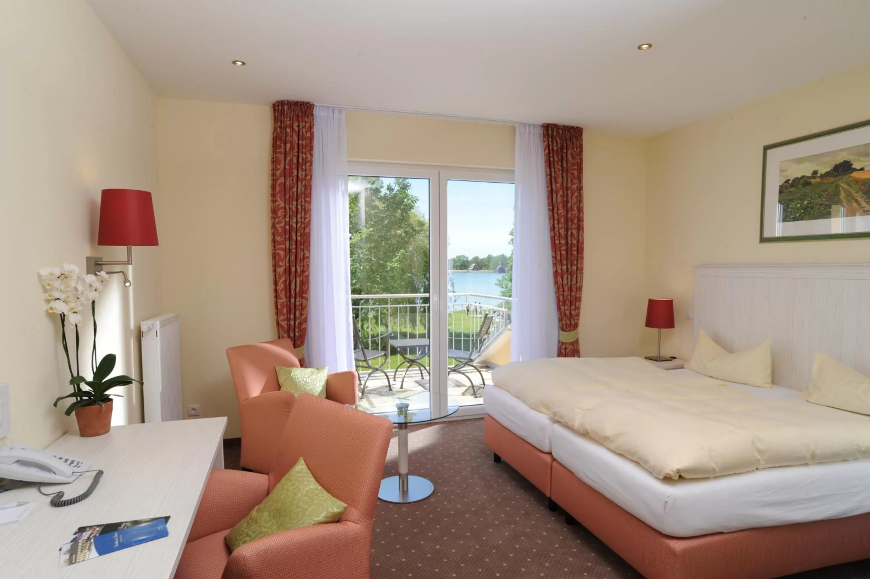 Decorative detail, Bed in Strandhaus am Inselsee