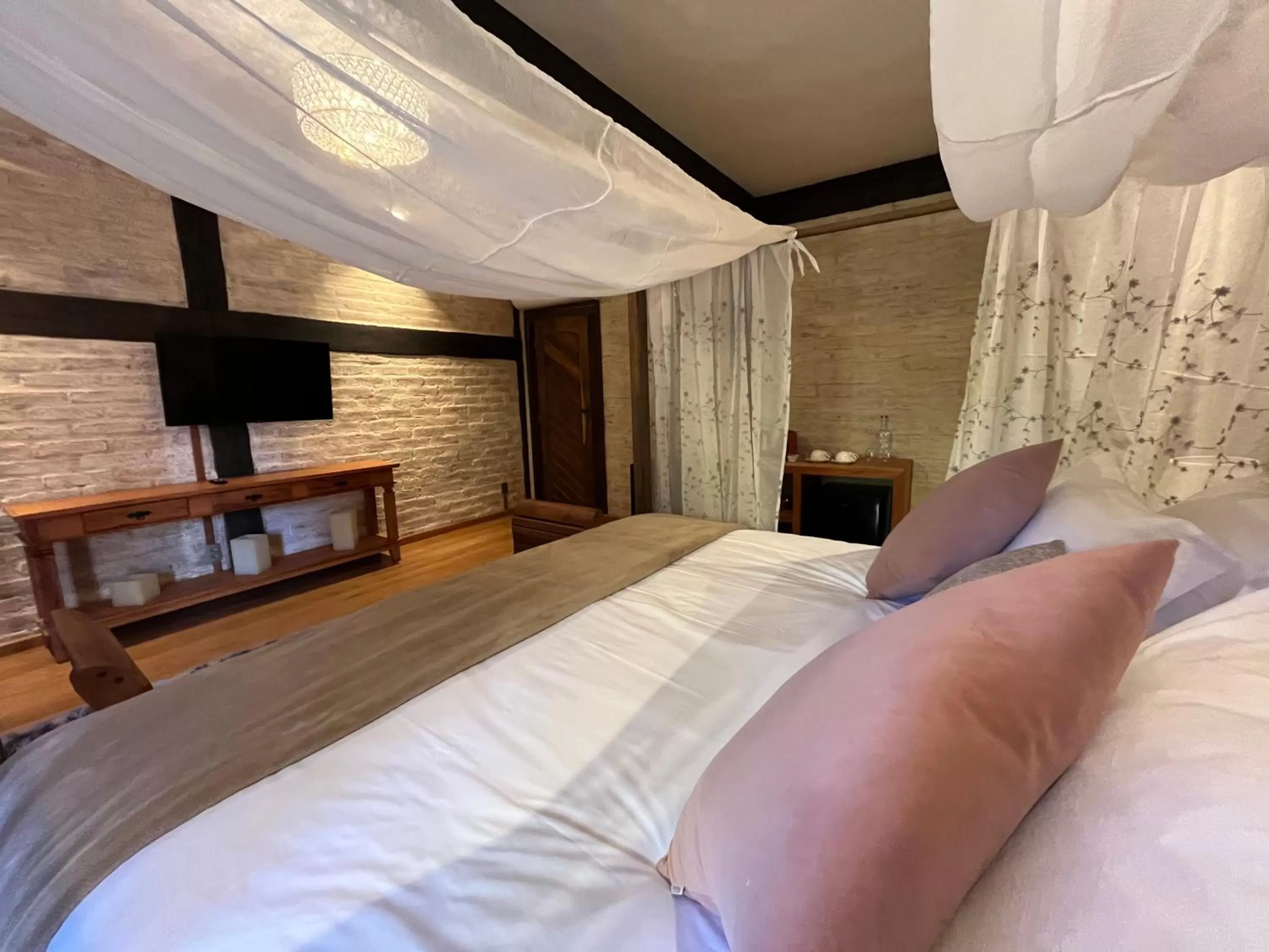 Bed in Pousada Dona Bendita