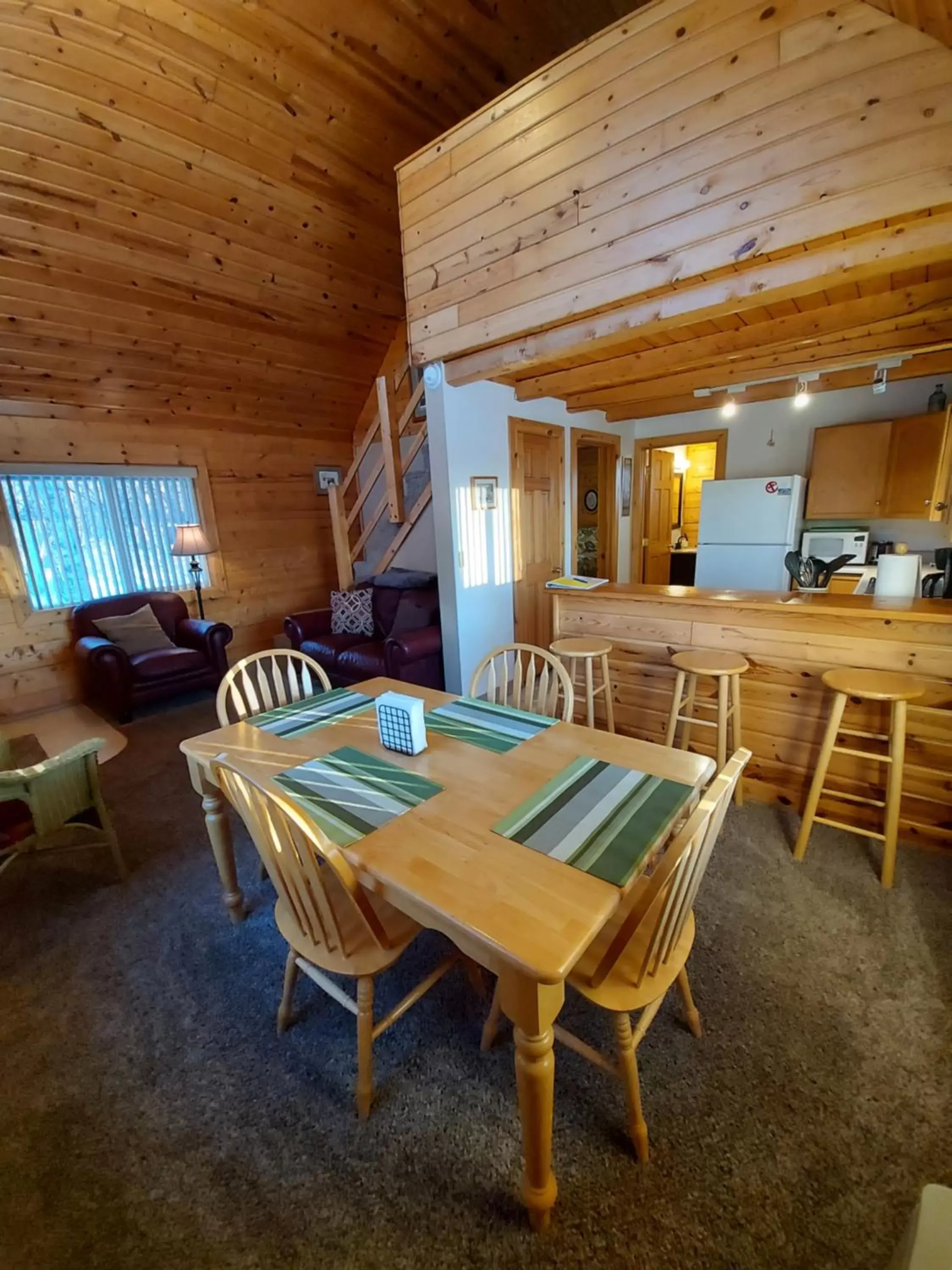 Dining Area in Hatcher Pass Cabins