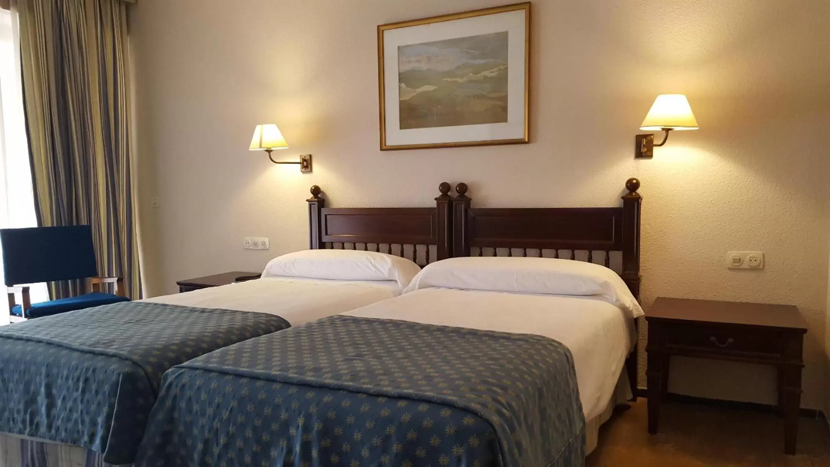 Bed in Parador de Ceuta