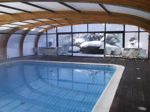 Swimming Pool in Hôtel Les Glaciers