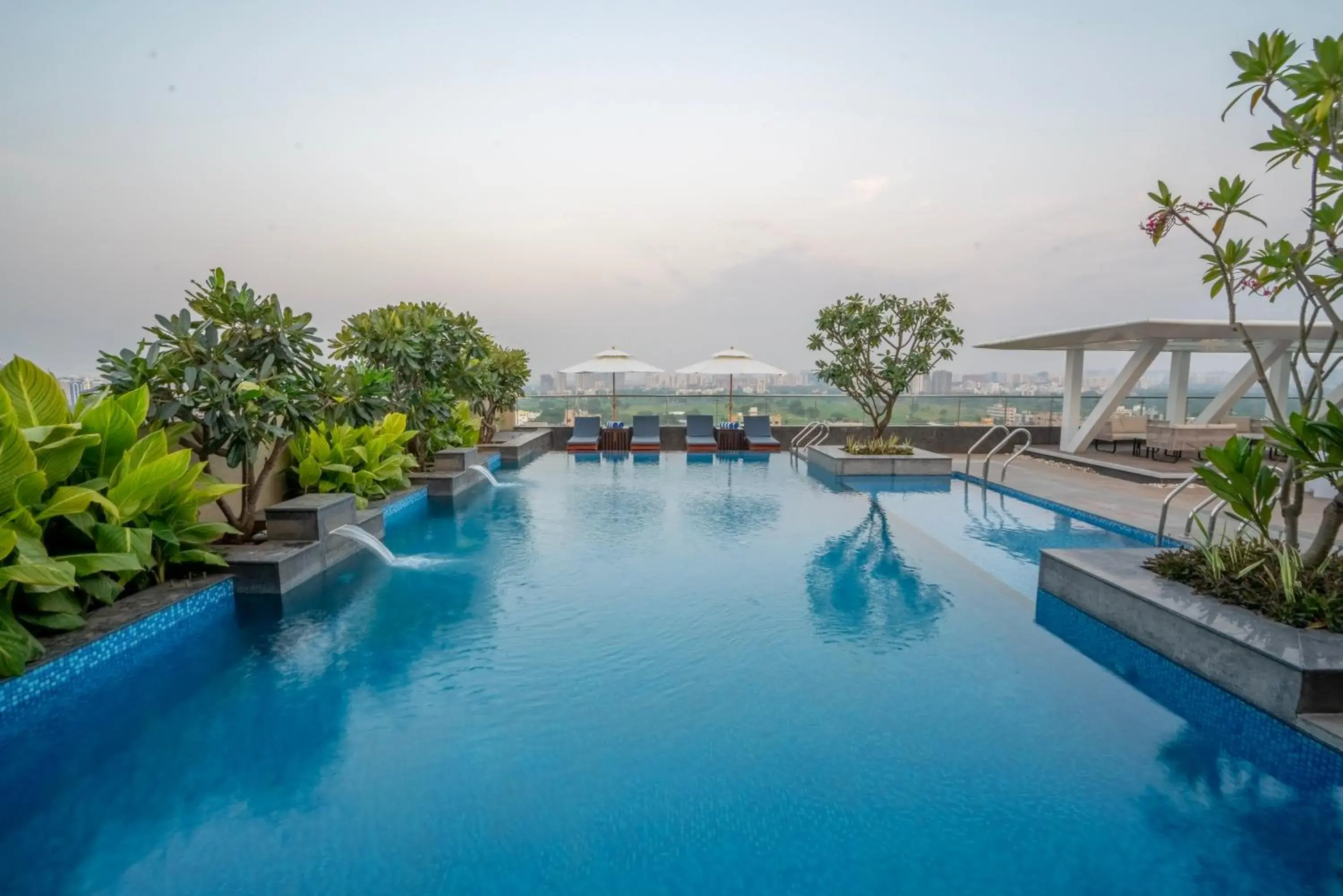 , Swimming Pool in Radisson Blu Pune Hinjawadi