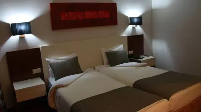 Bed in Hotel Dighton Bed in Hotel Dighton