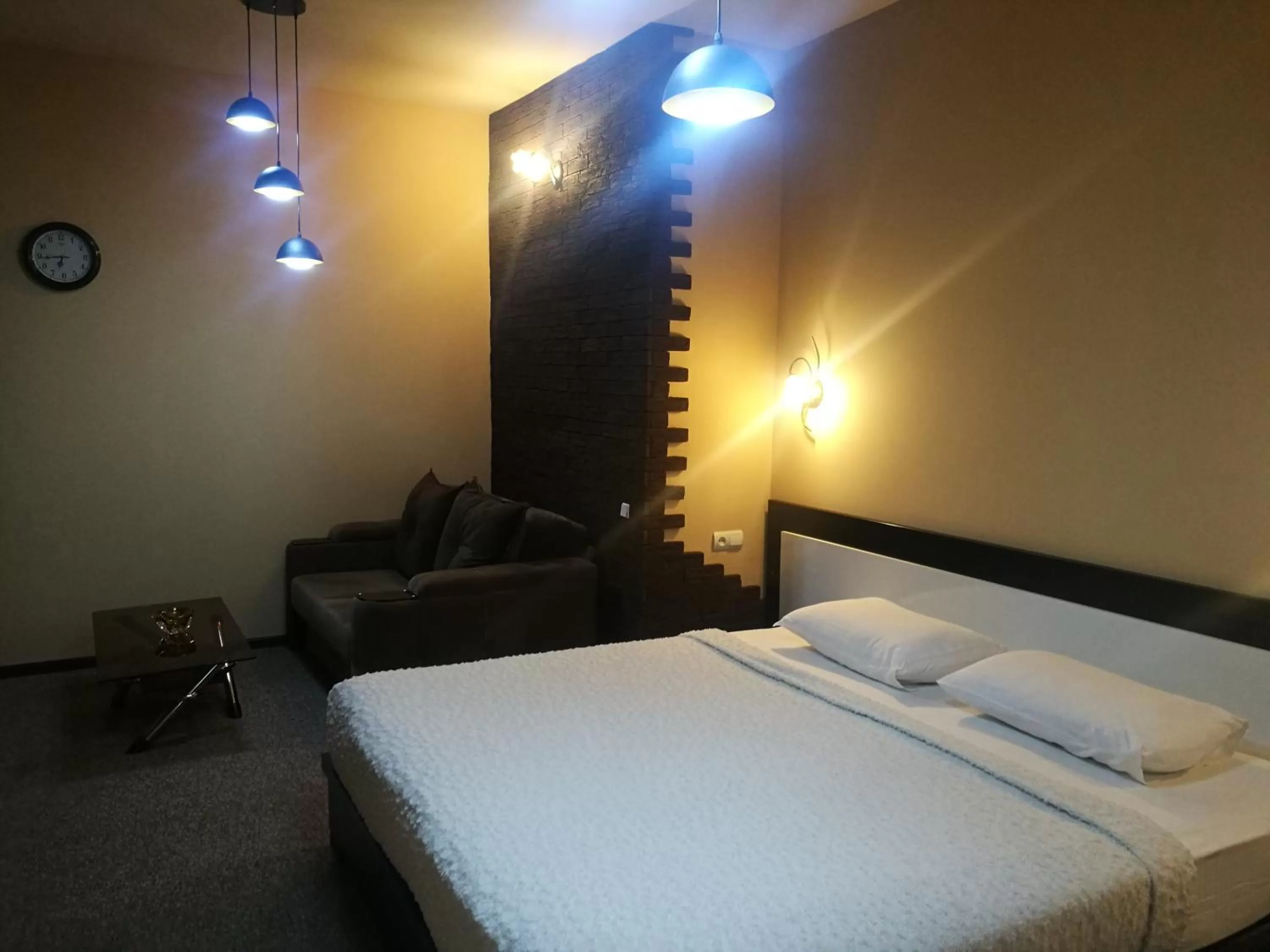 Bed in Hotel Diplomat