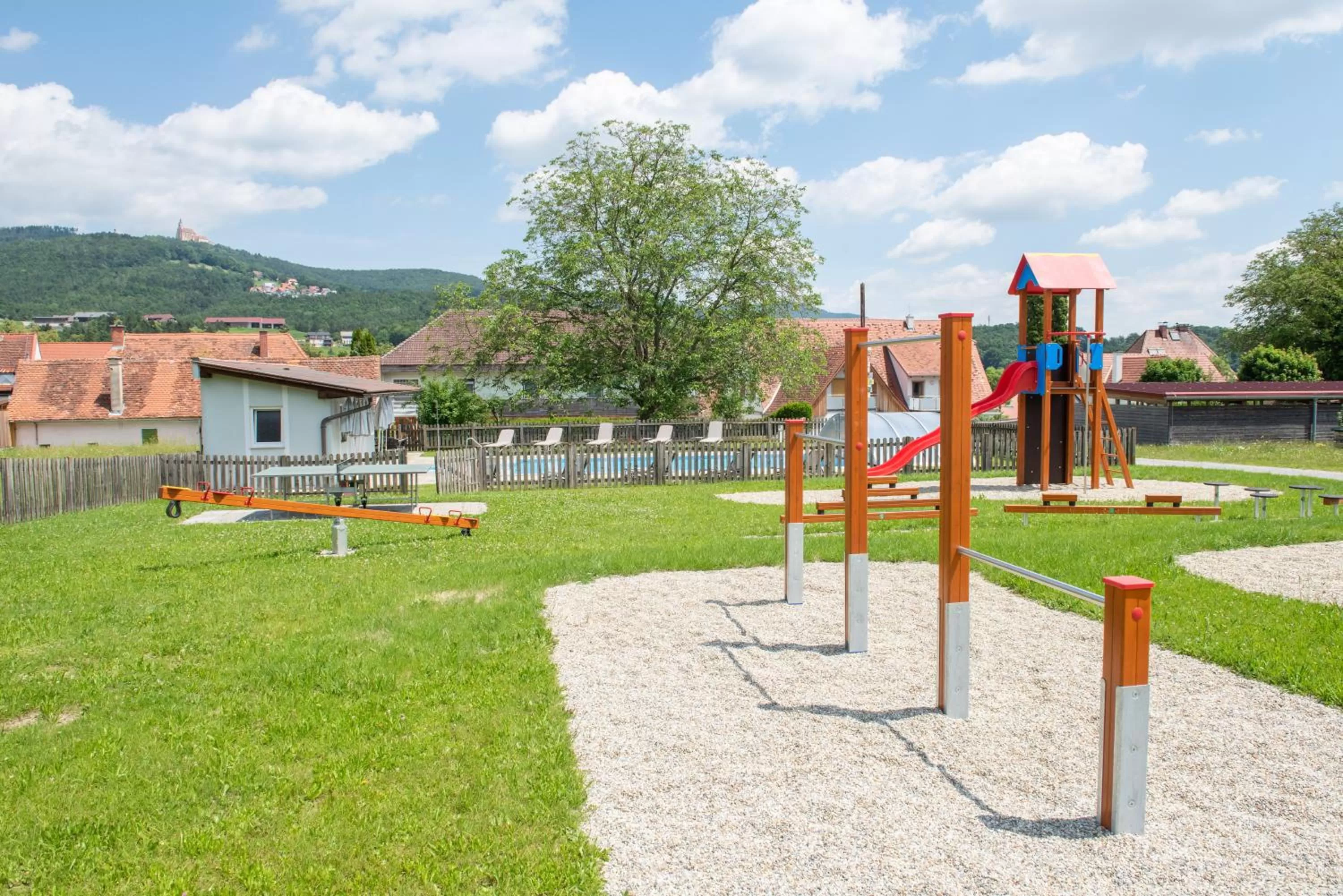 Children play ground in Pension Cäcilia