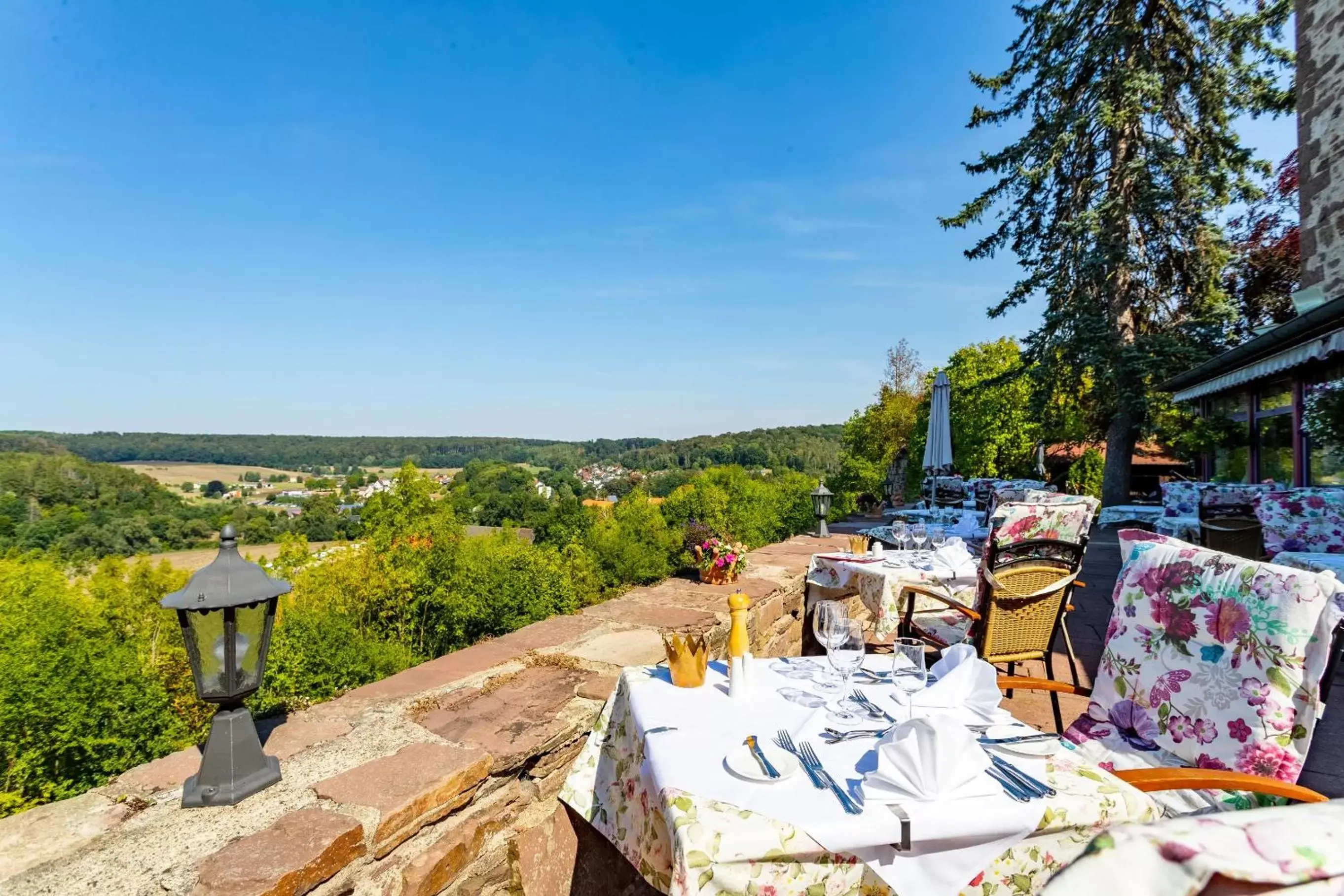 Balcony/Terrace in Hotel Burg Trendelburg