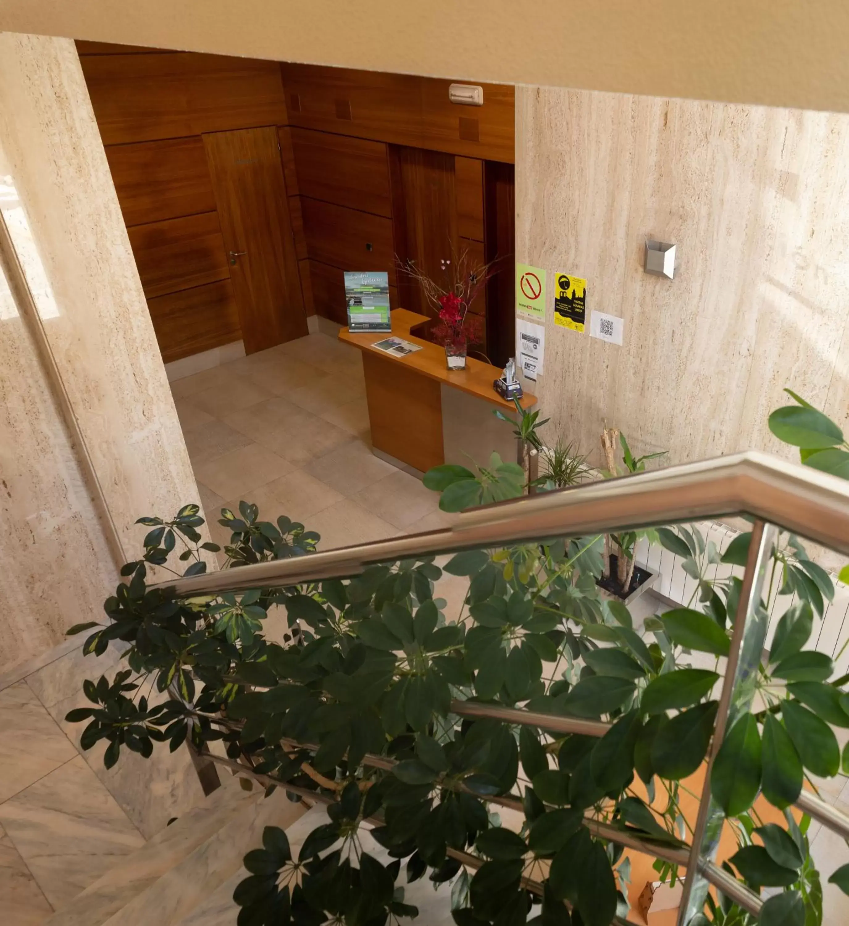 Lobby or reception, Swimming Pool in Hotel Apartamentos Ciudad de Lugo