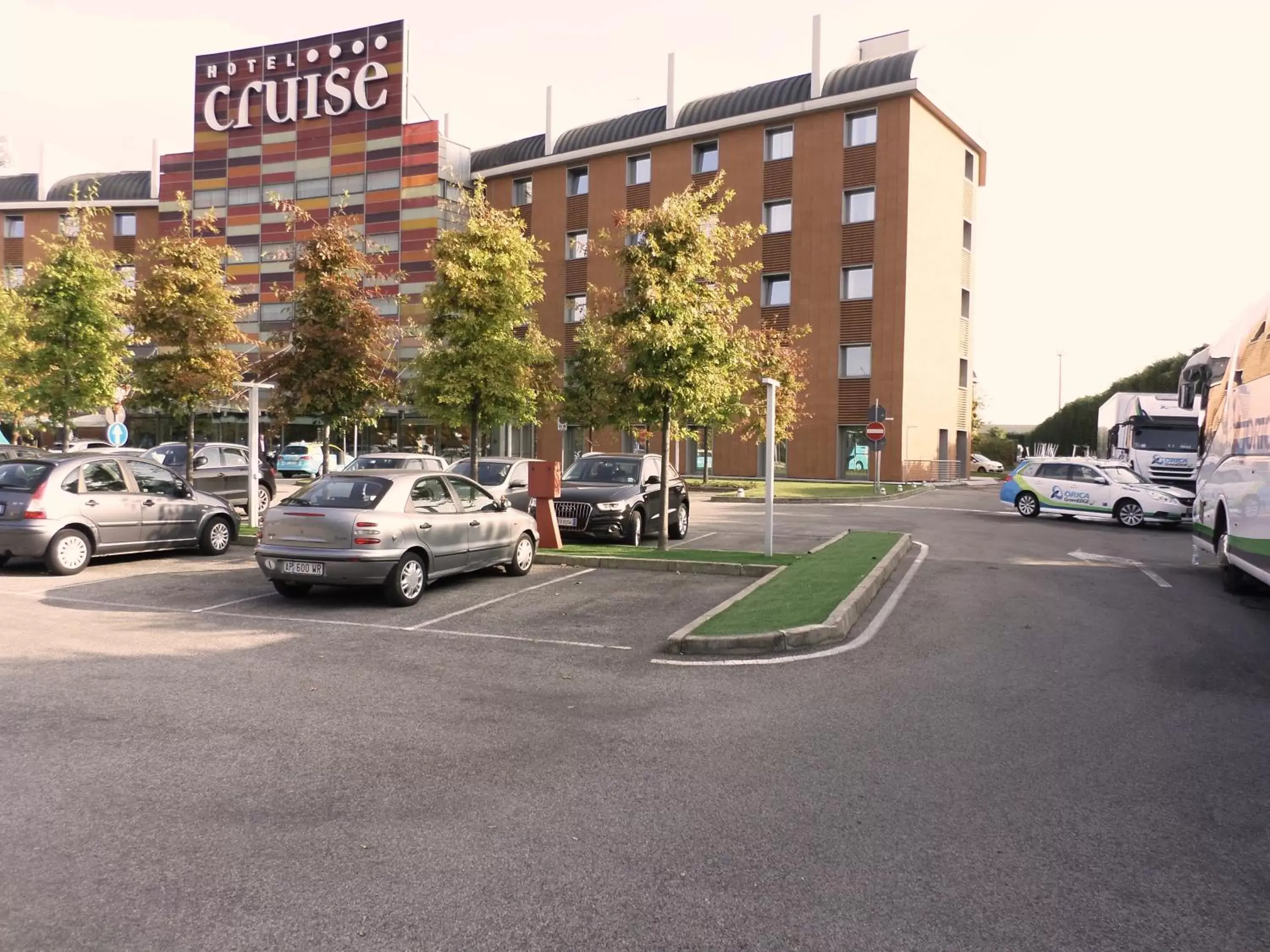 Quiet street view, Property Building in Hotel Cruise